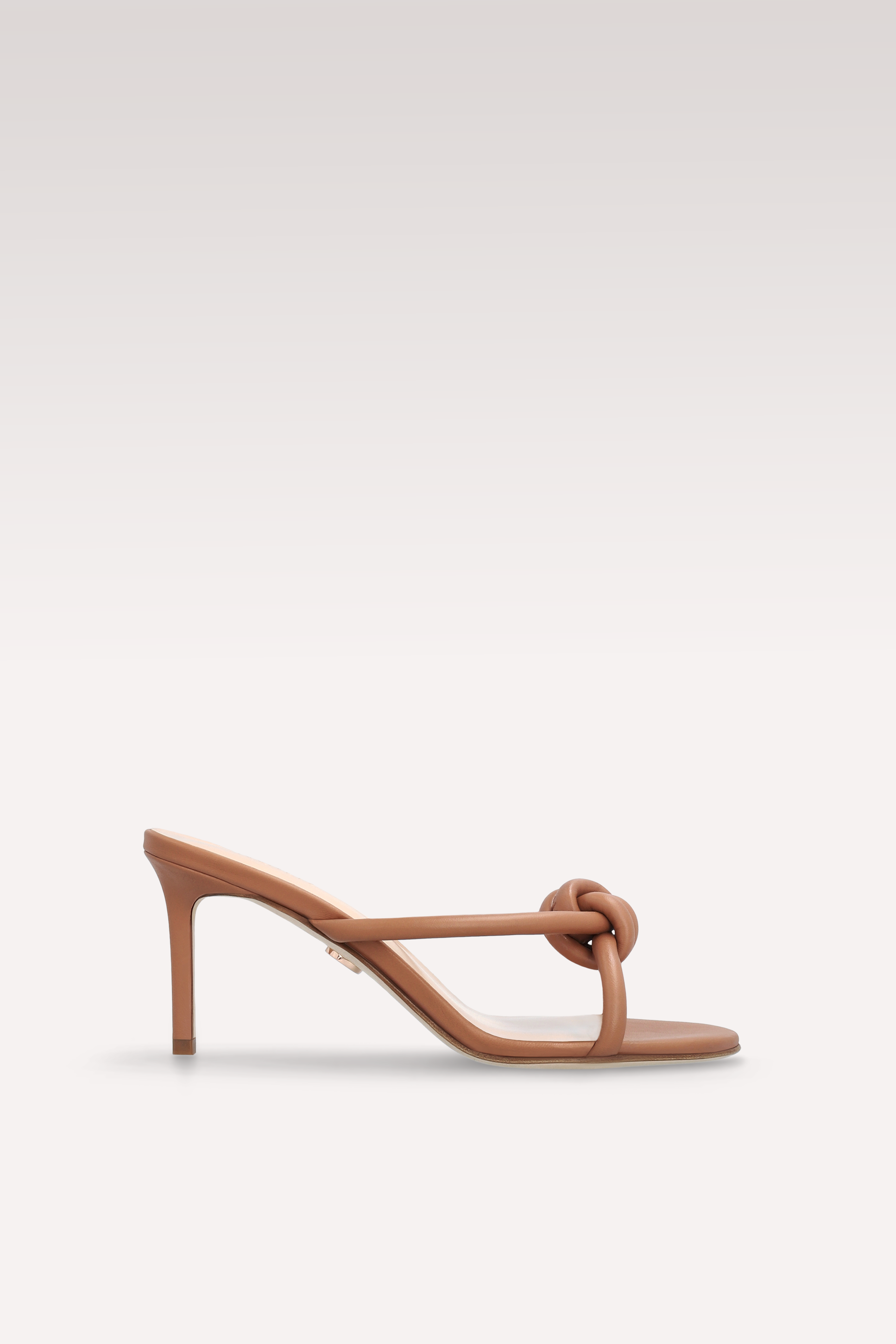 HEIDI BROWN LEATHER MULES