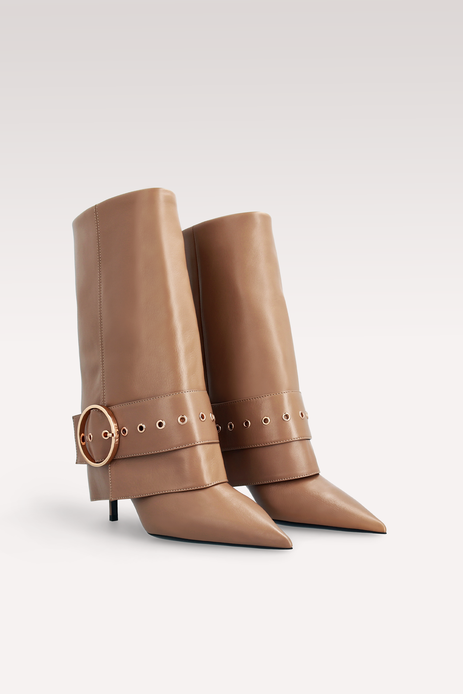 MIA 06 BROWN SMOOTH LEATHER  BOOTS