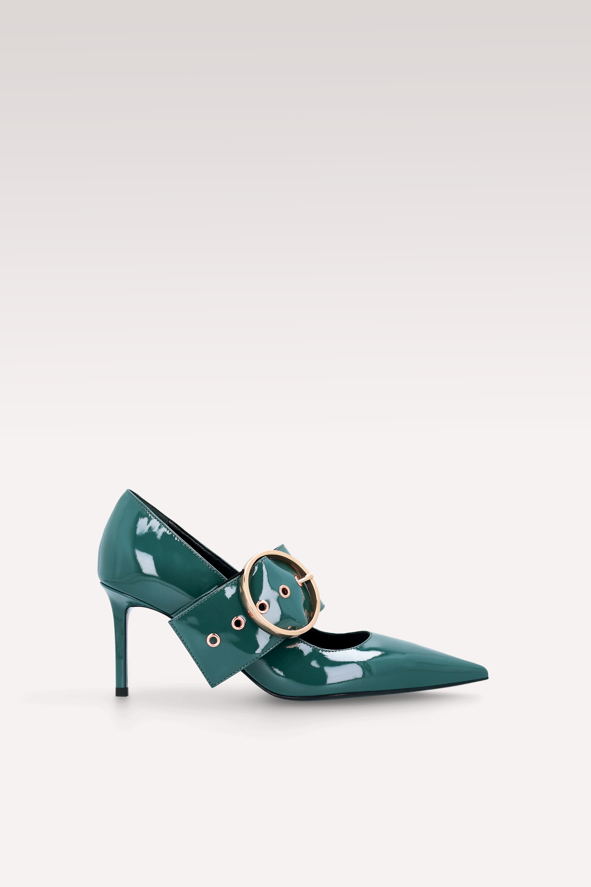 MIA 05 PINE COLOR PATENT LEATHER PUMPS