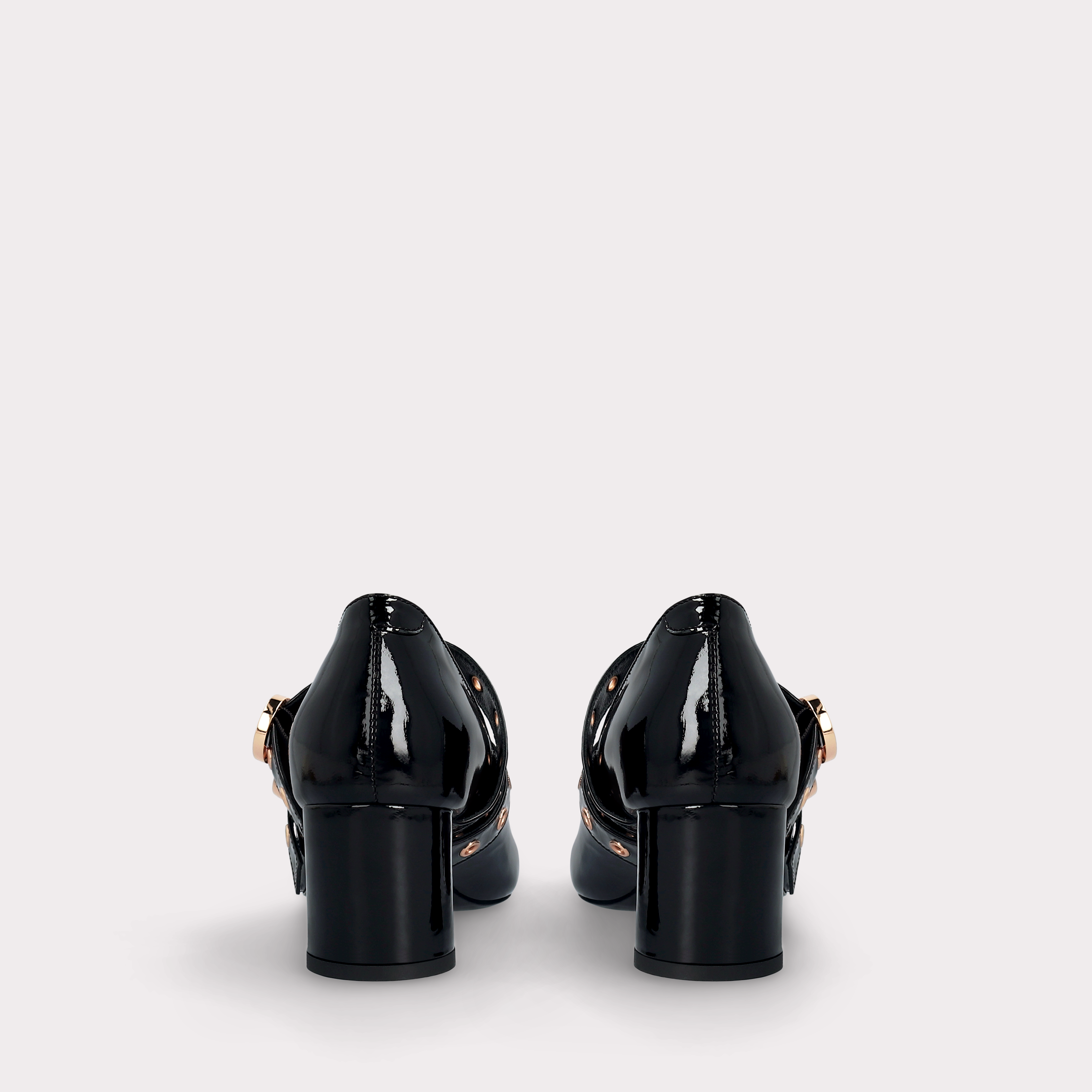 DENISE 01 BLACK PATENT LEATHER PUMPS