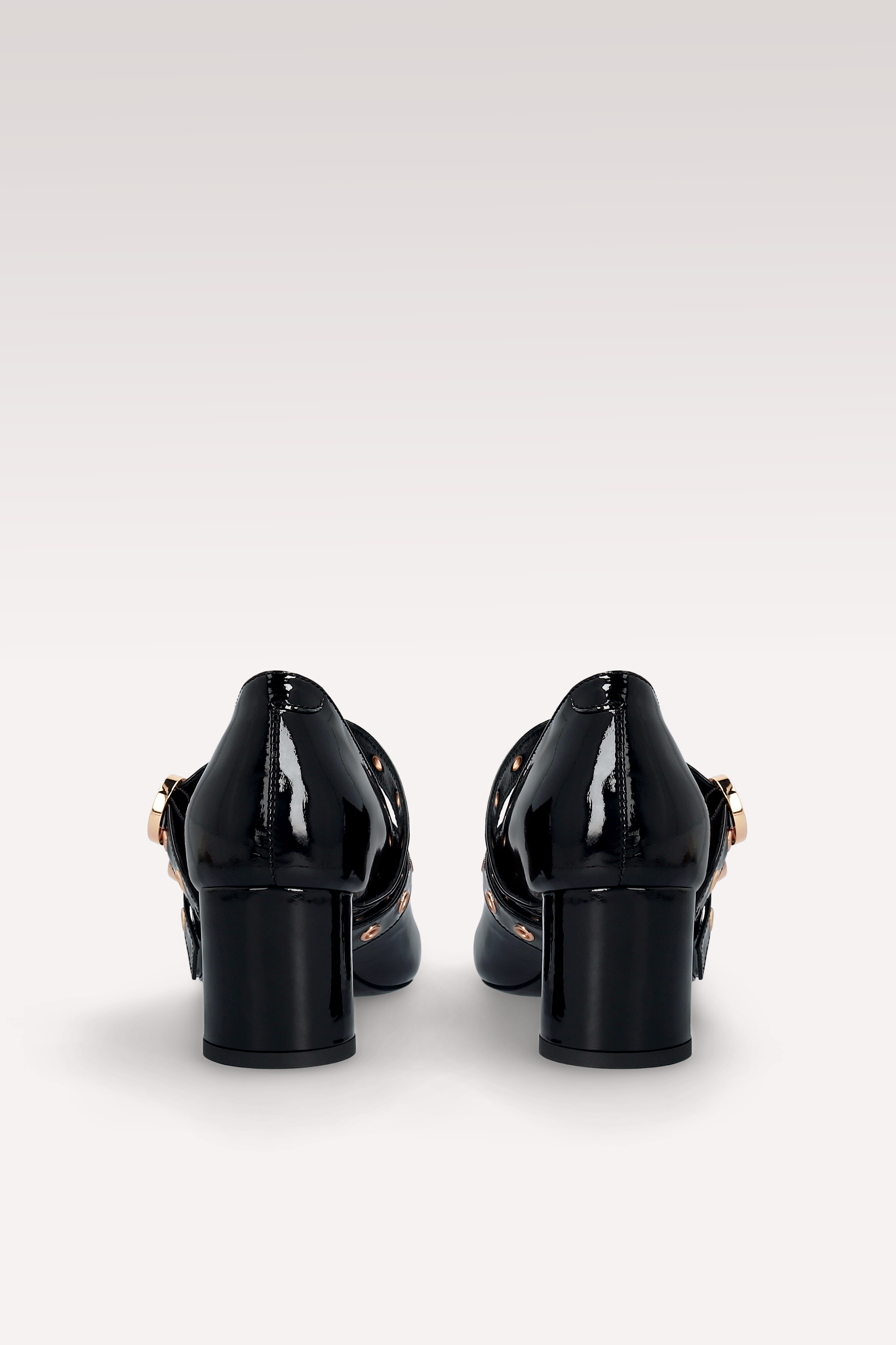 DENISE 01 BLACK PATENT LEATHER PUMPS