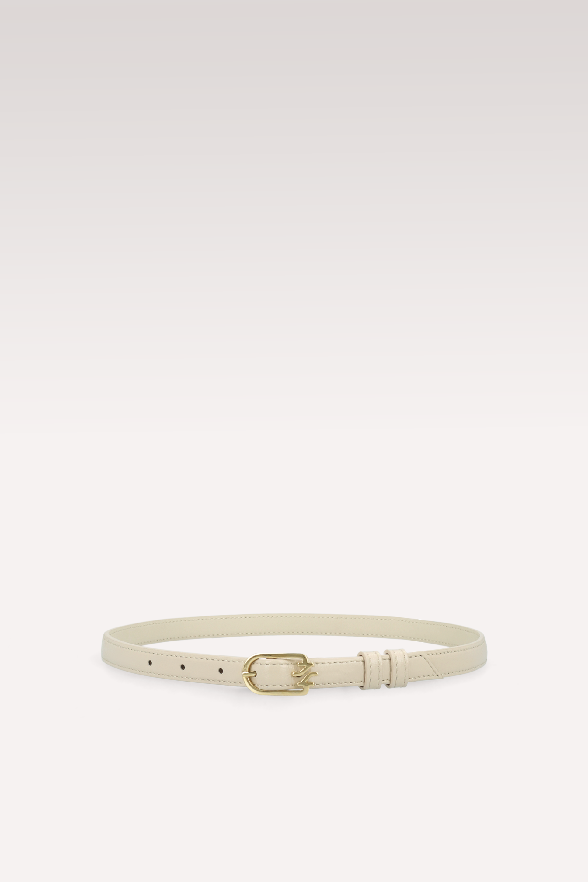JULIE TOFU NAPPA LEATHER BELT