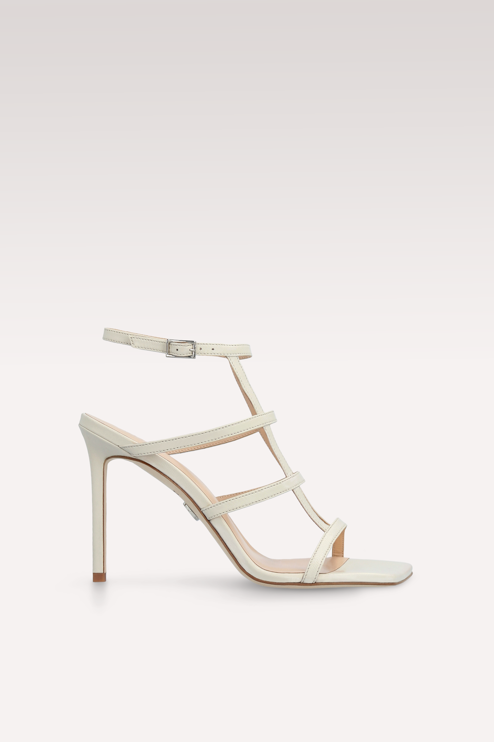 PAULA BEIGE LEATHER SANDALS