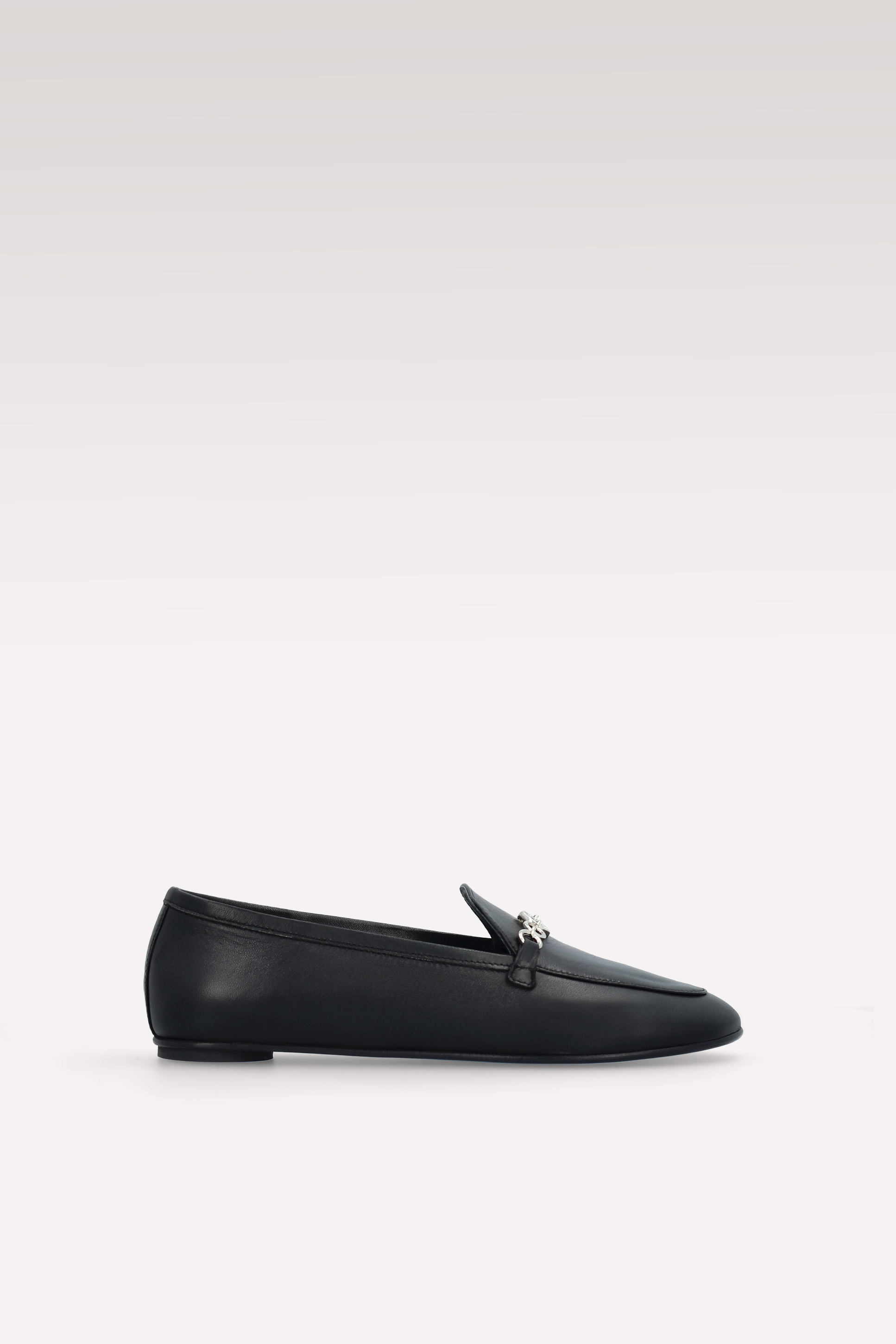 PAMELA BLACK NAPPA LEATHER LOAFERS