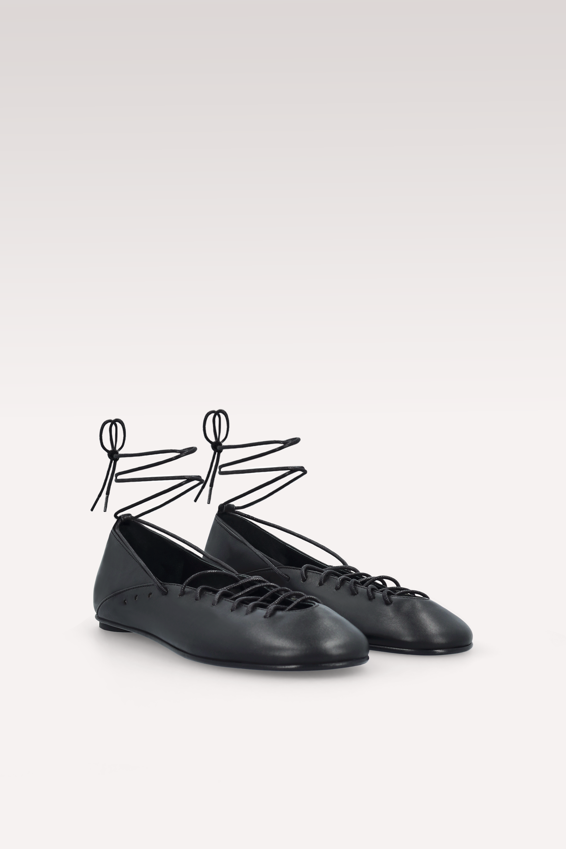 PALOMA BLACK NAPPA LEATHER BALLERINAS