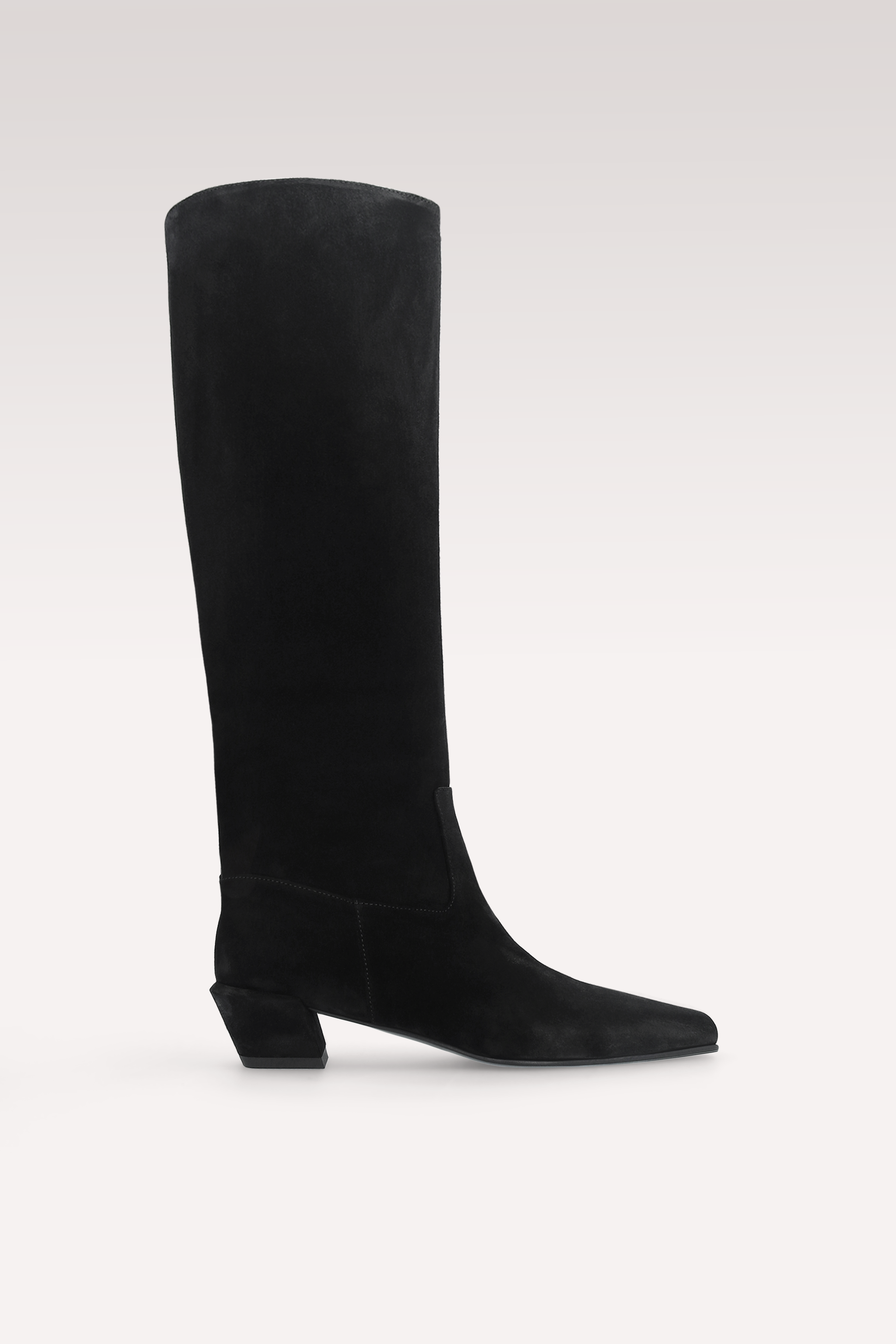 ELOISE BLACK SUEDE LEATHER BOOTS