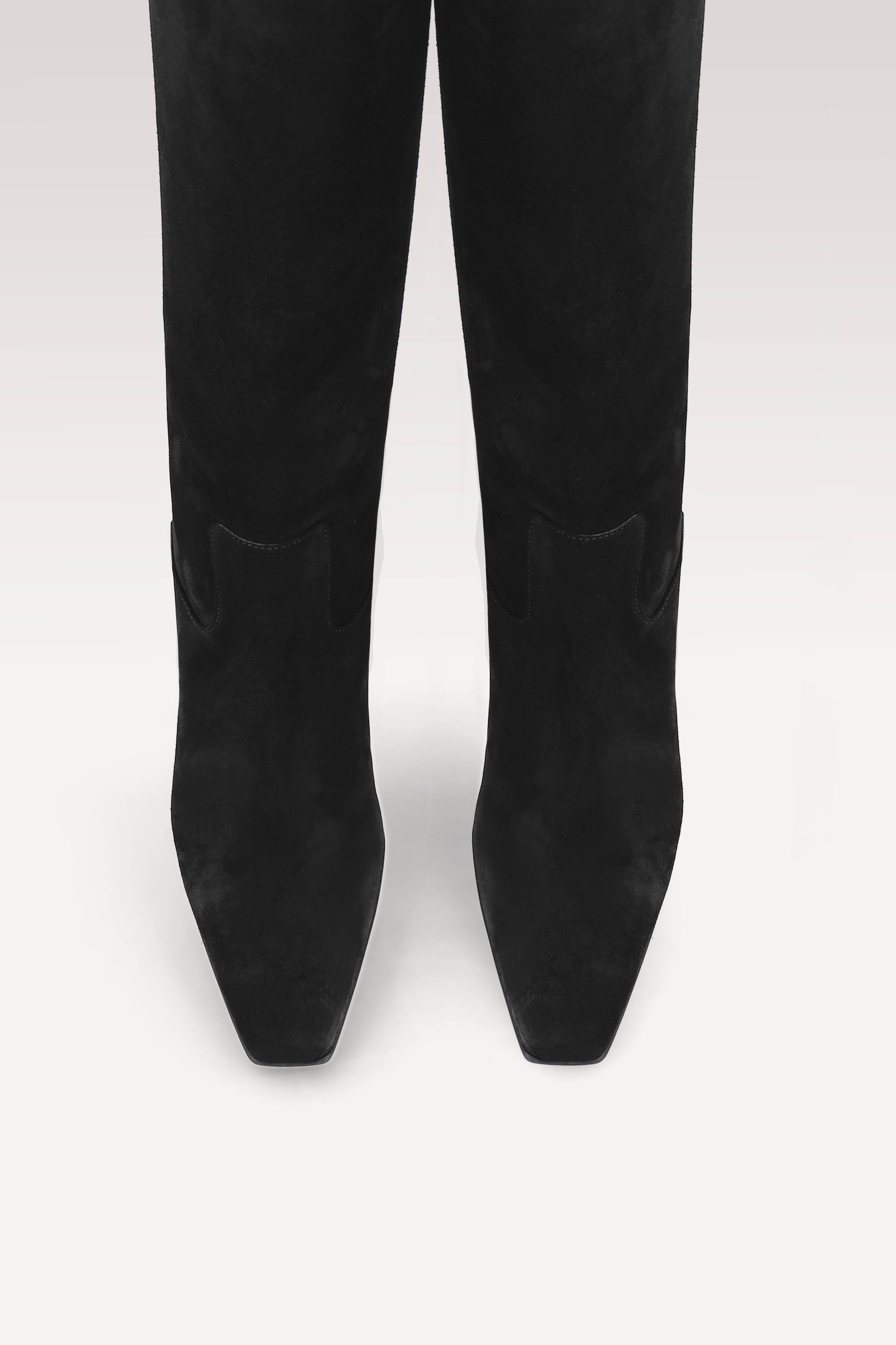 ELOISE BLACK SUEDE LEATHER BOOTS