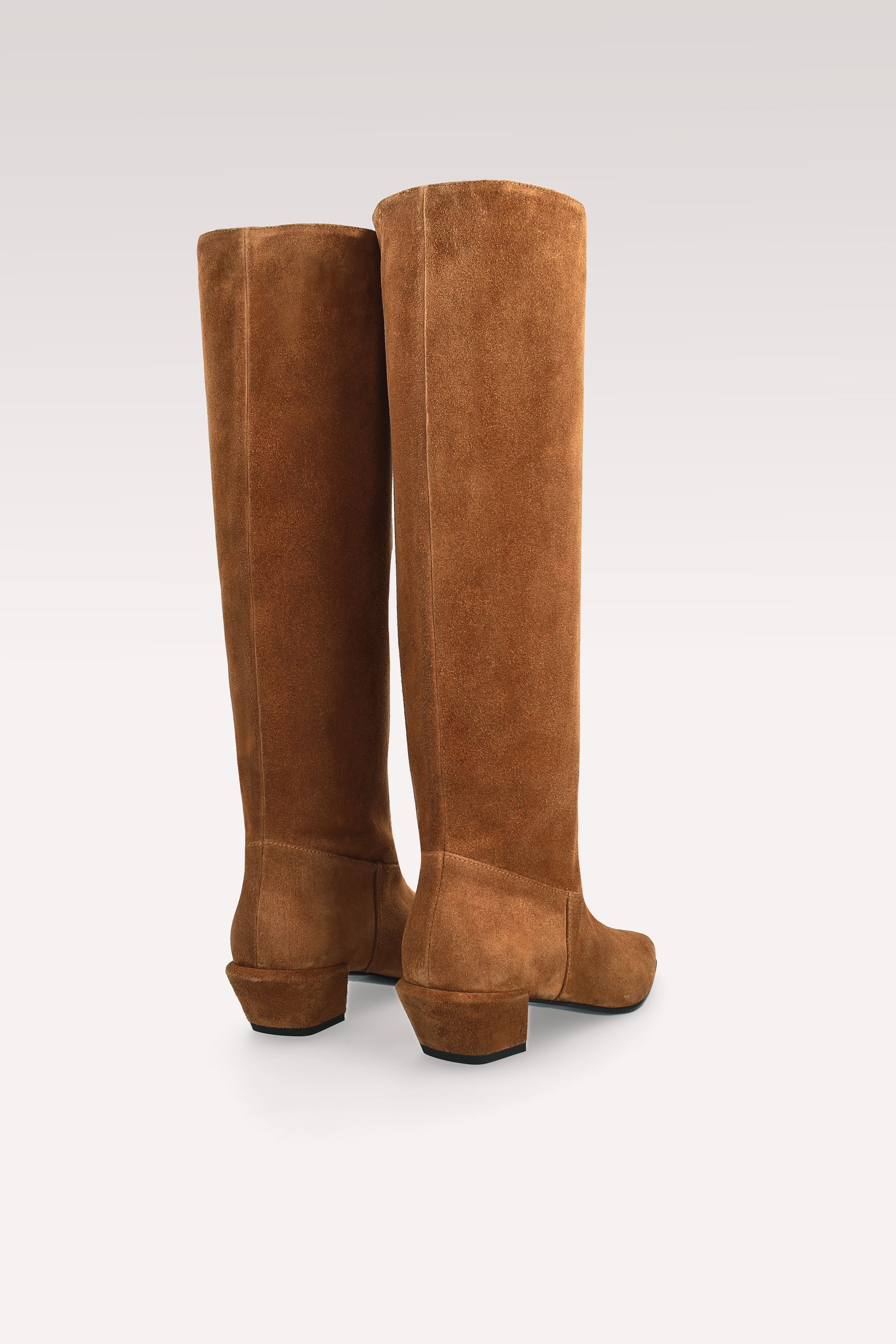 ELOISE BROWN SUEDE LEATHER BOOTS