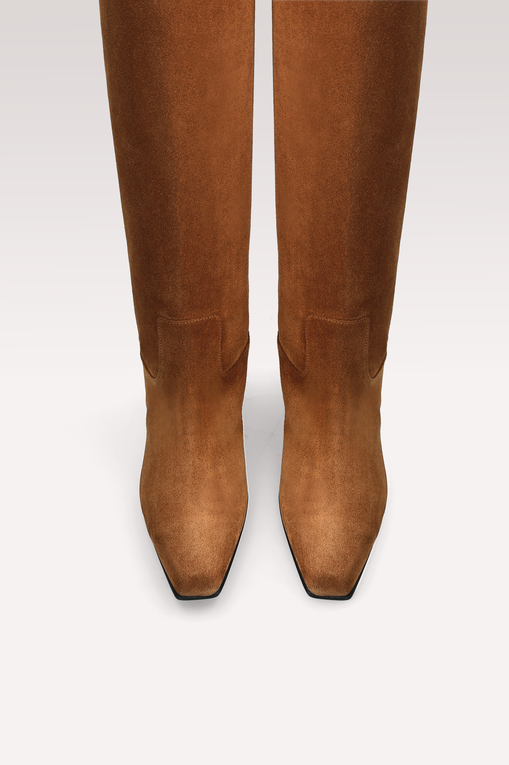 ELOISE BROWN SUEDE LEATHER BOOTS