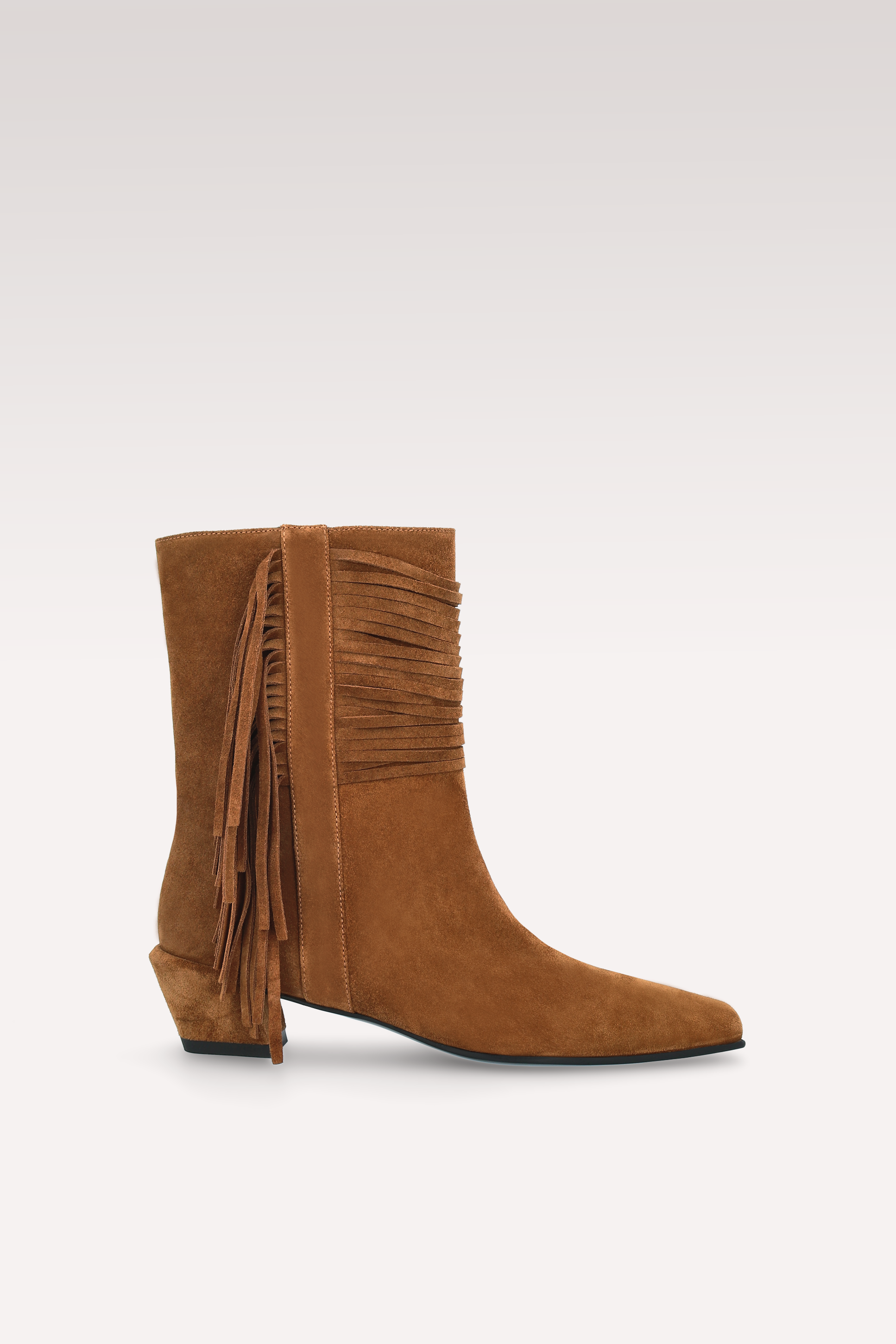 EMILY BROWN SUEDE LEATHER ANKLE BOOTS