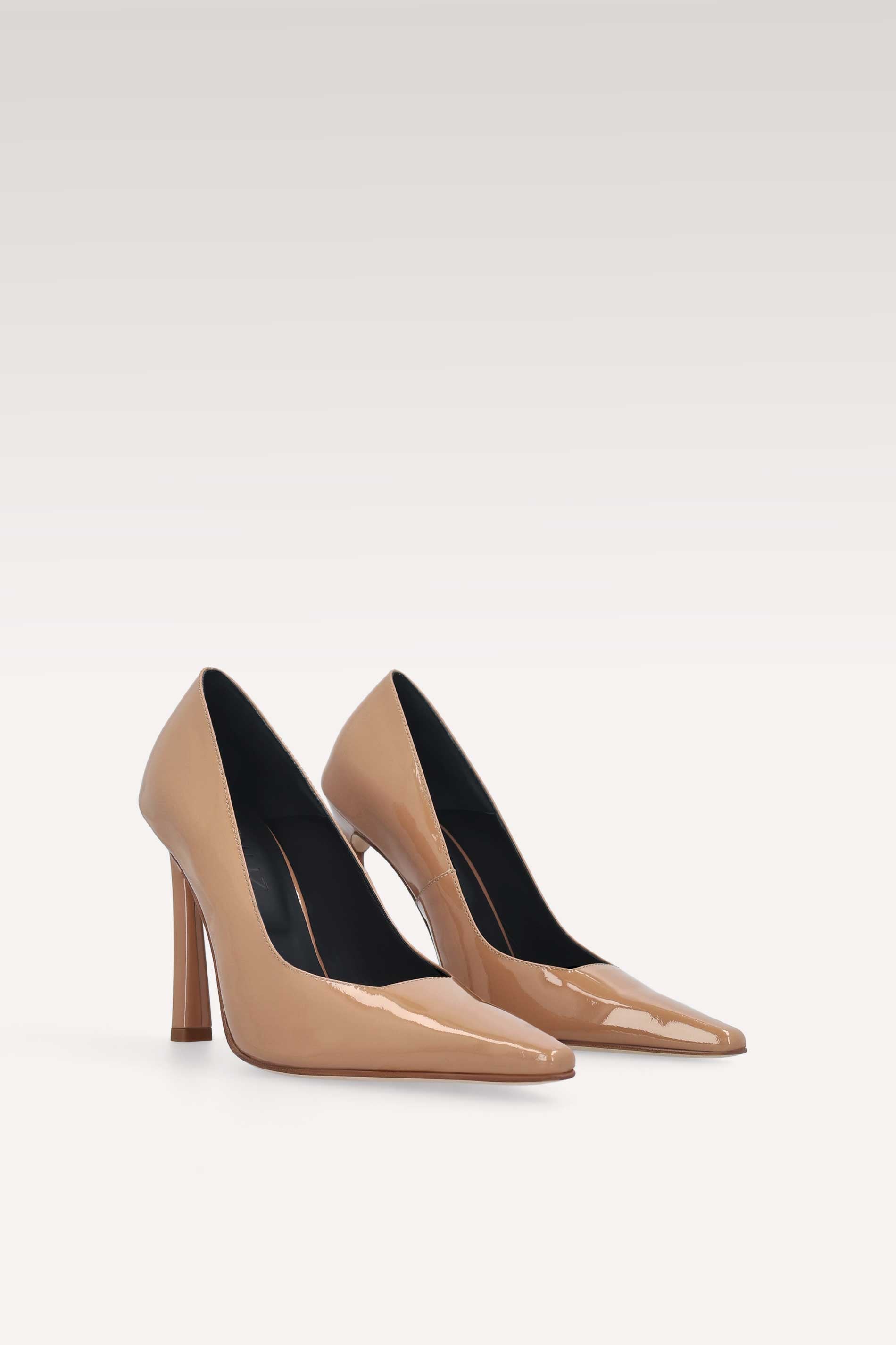 NAOMI SKIN PATENT LEATHER PUMPS