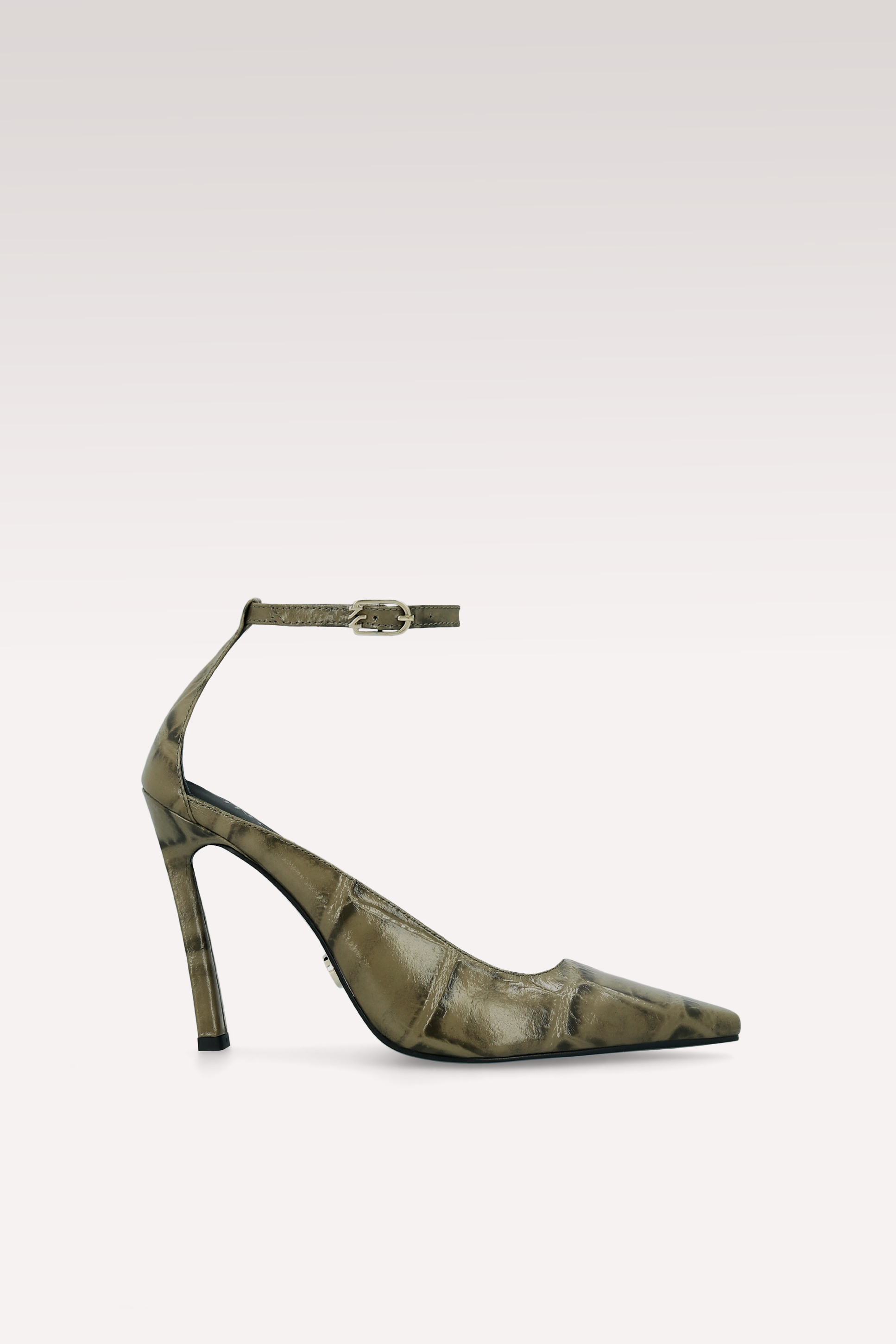 NORA OLIVIE COCCO EMBOSSED LEATHER PUMPS