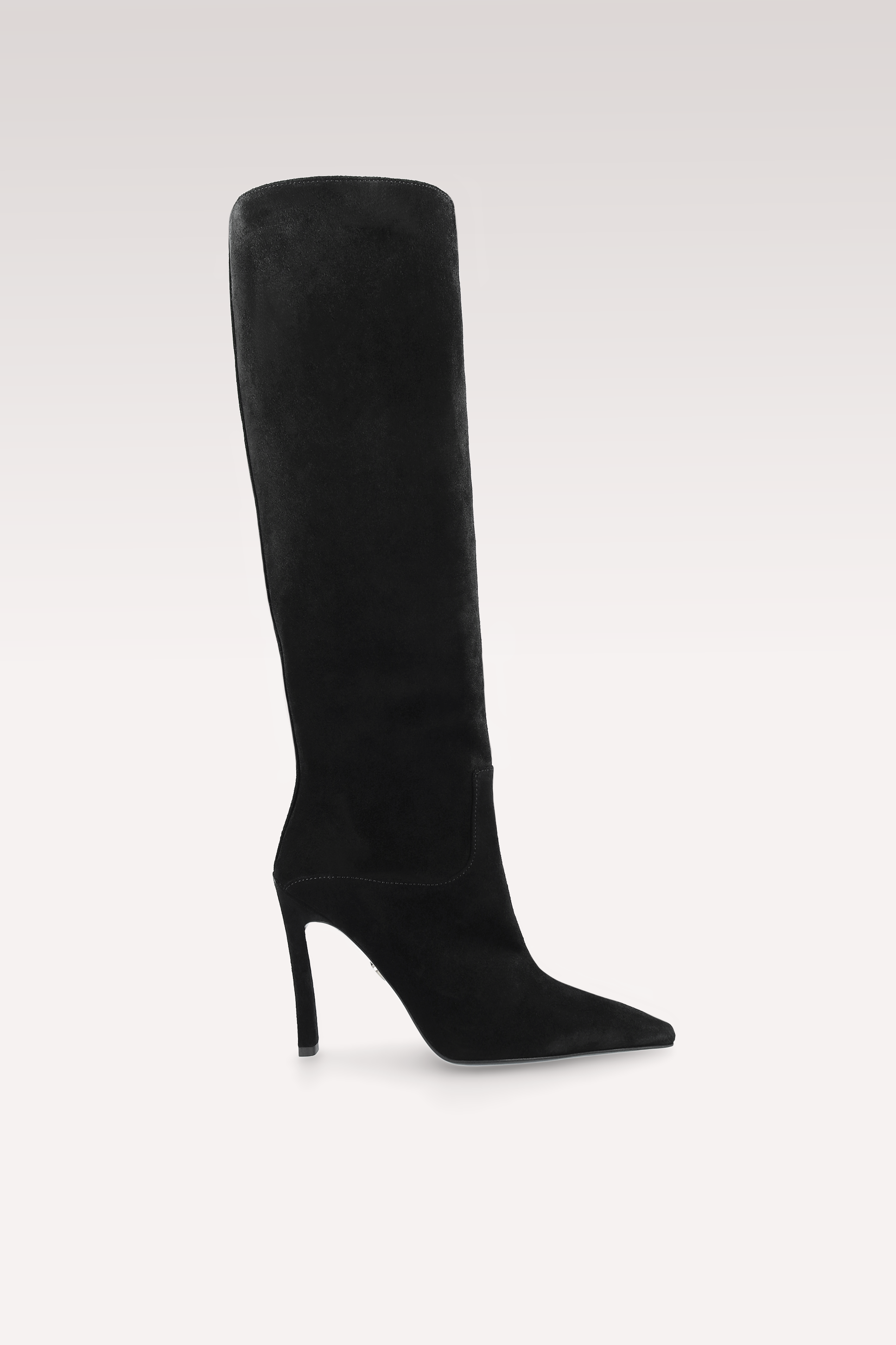 NATALIE BLACK SUEDE LEATHER BOOTS