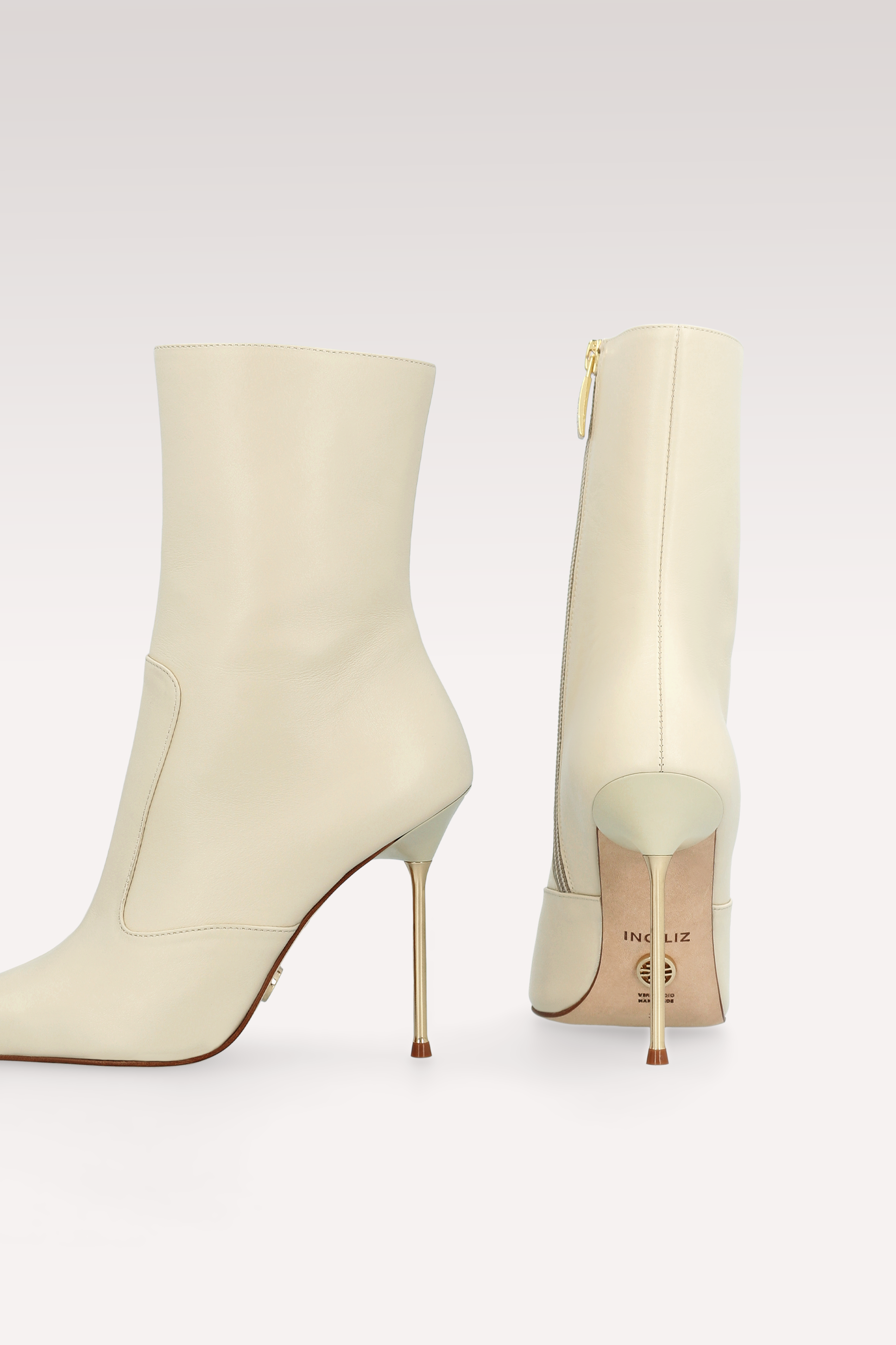 SUSAN TOFU NAPPA LEATHER ANKLE BOOTS