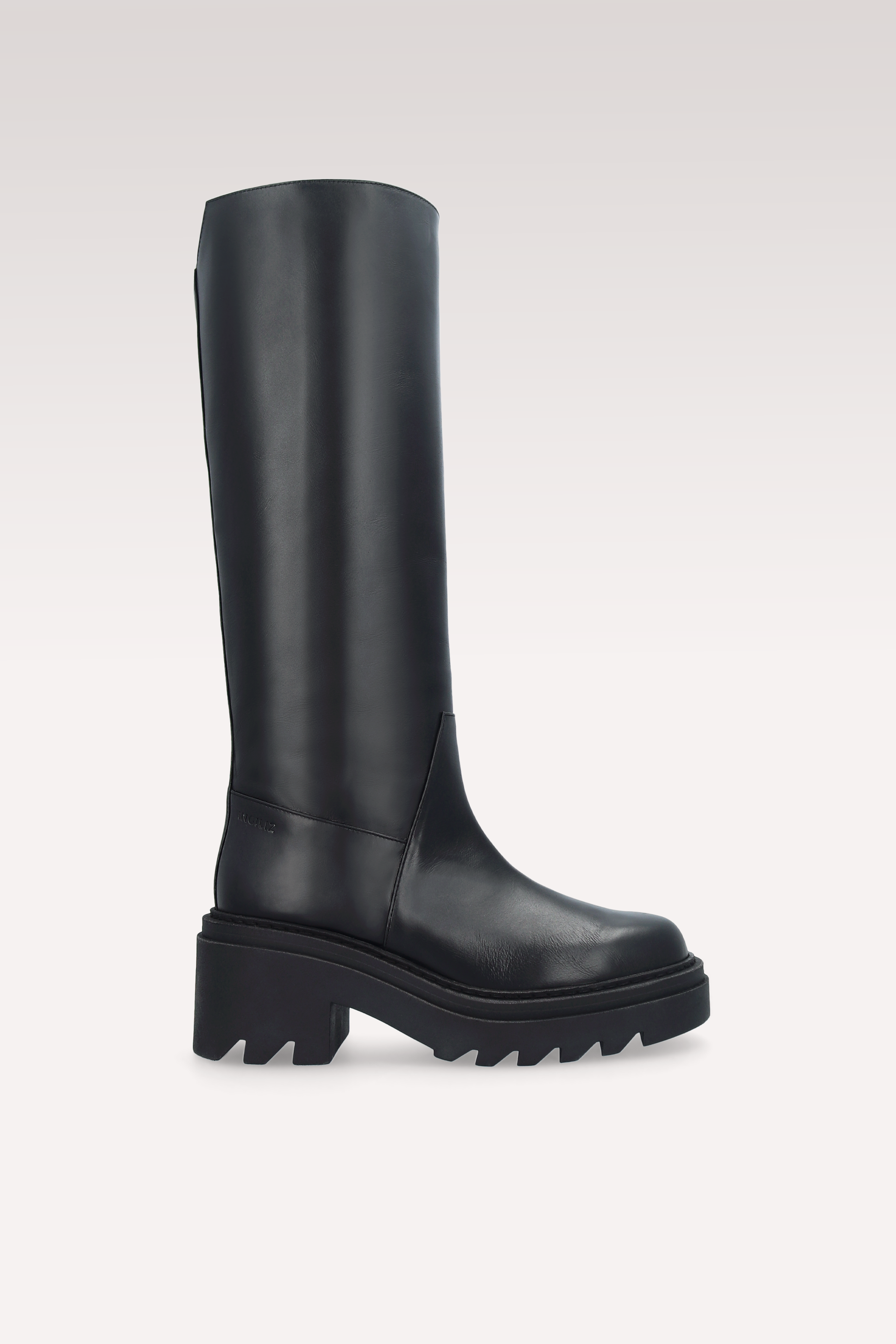 VIVIAN BLACK NAPPA LEATHER BOOTS