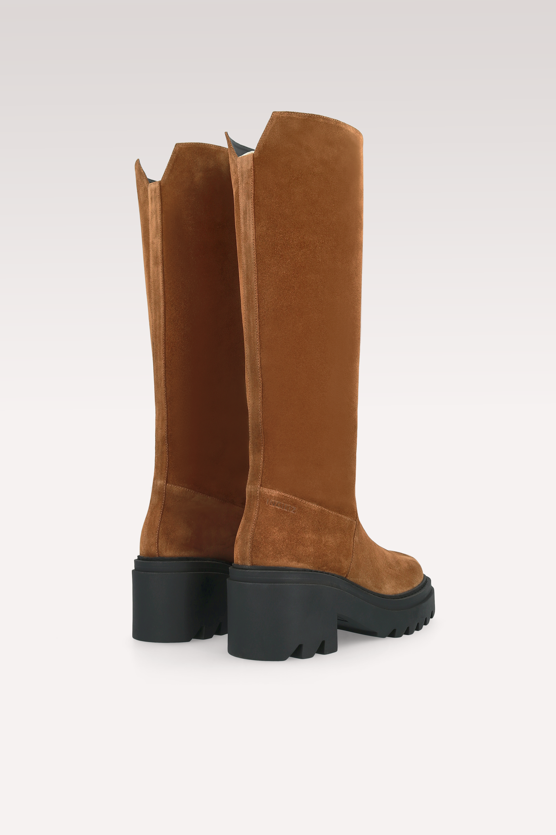 VIVIAN BROWN SUEDE LEATHER BOOTS