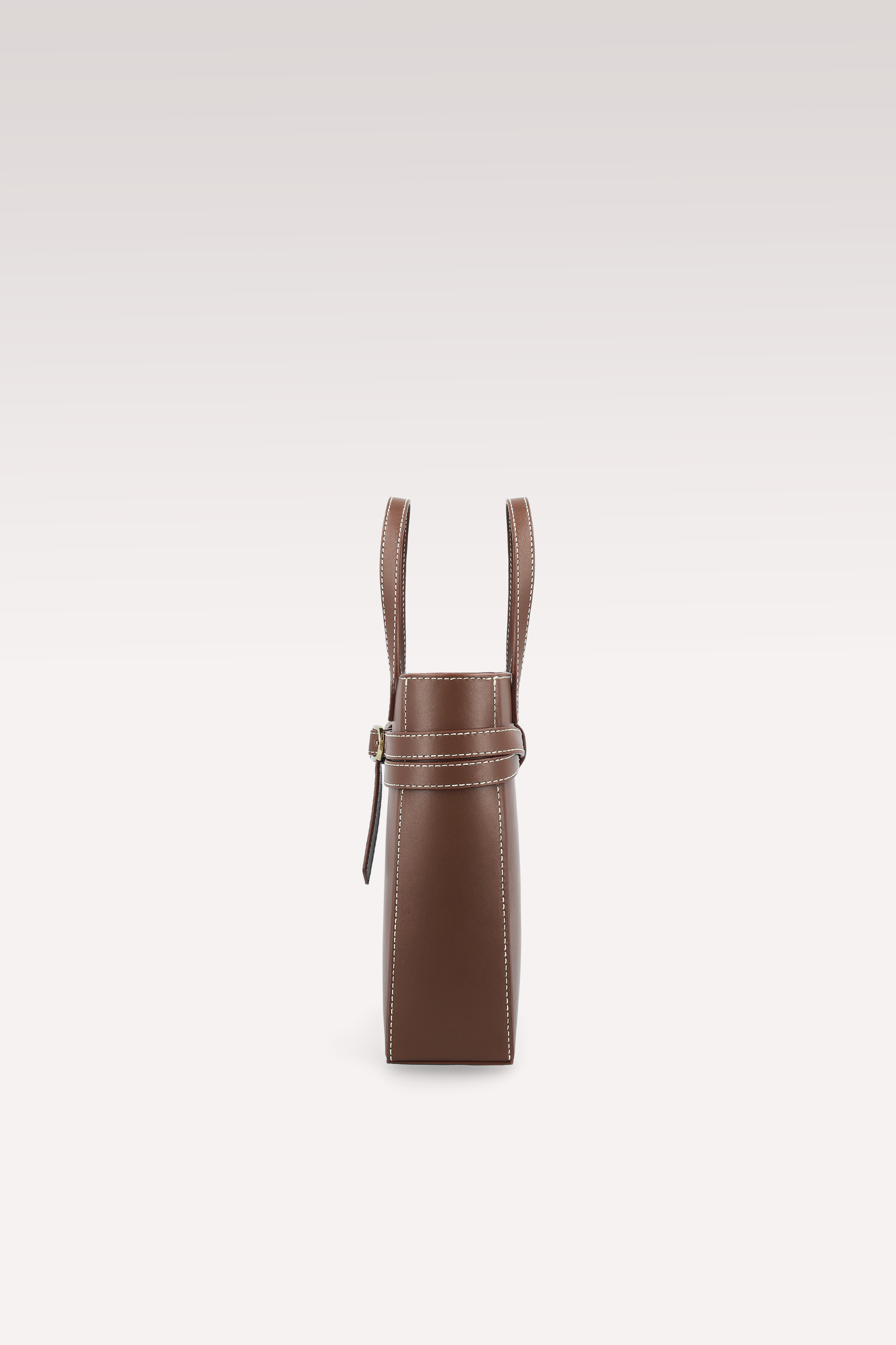 CARRIE CHESTNUT NAPPA LEATHER CROSSBODY BAG