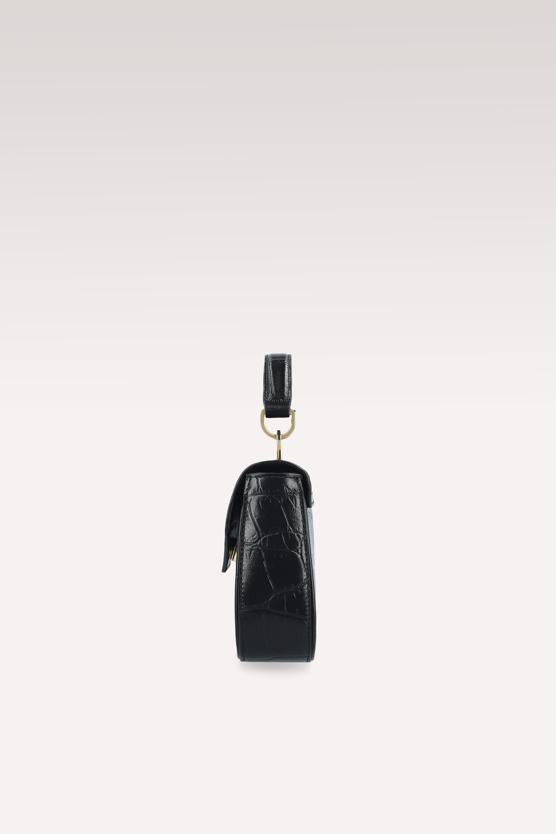 STIVALETTI IN PELLE GOFFRATA COCCO NERO ORIANA E MINI BORSA MILLY