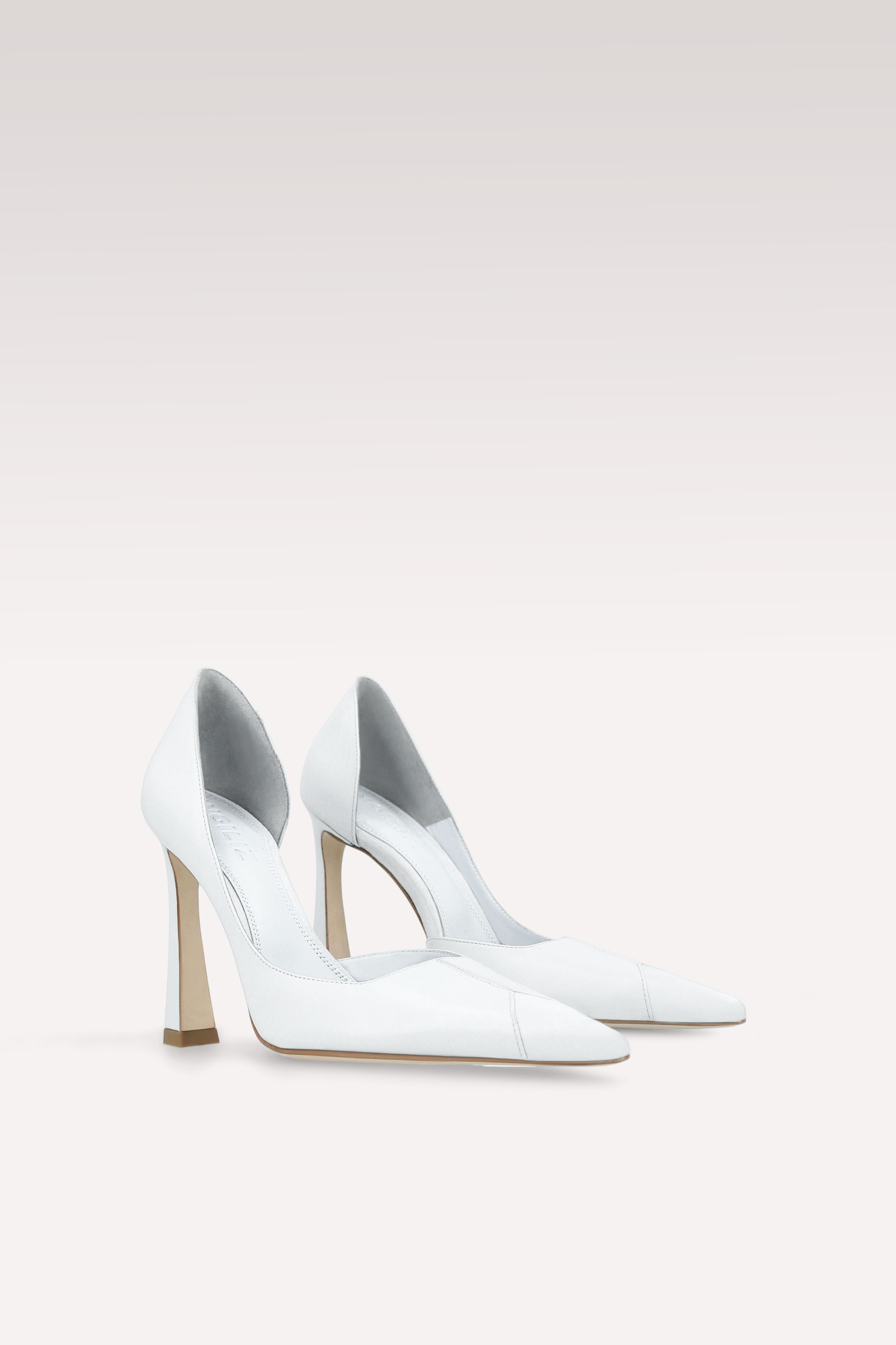 DECOLLETÉ VESPER IN PELLE BIANCA