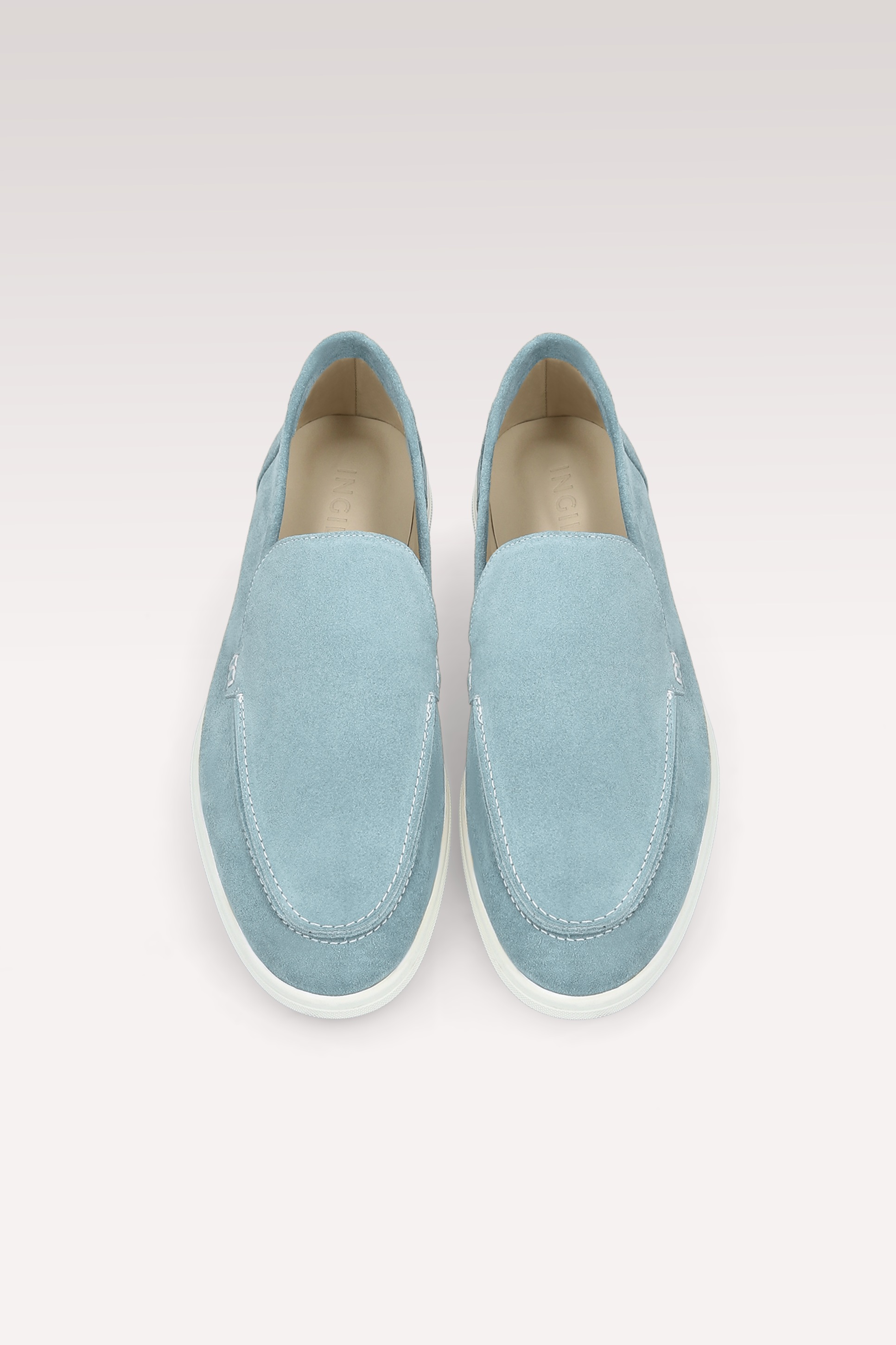 Mocassini SENNA in pelle scamosciata blu