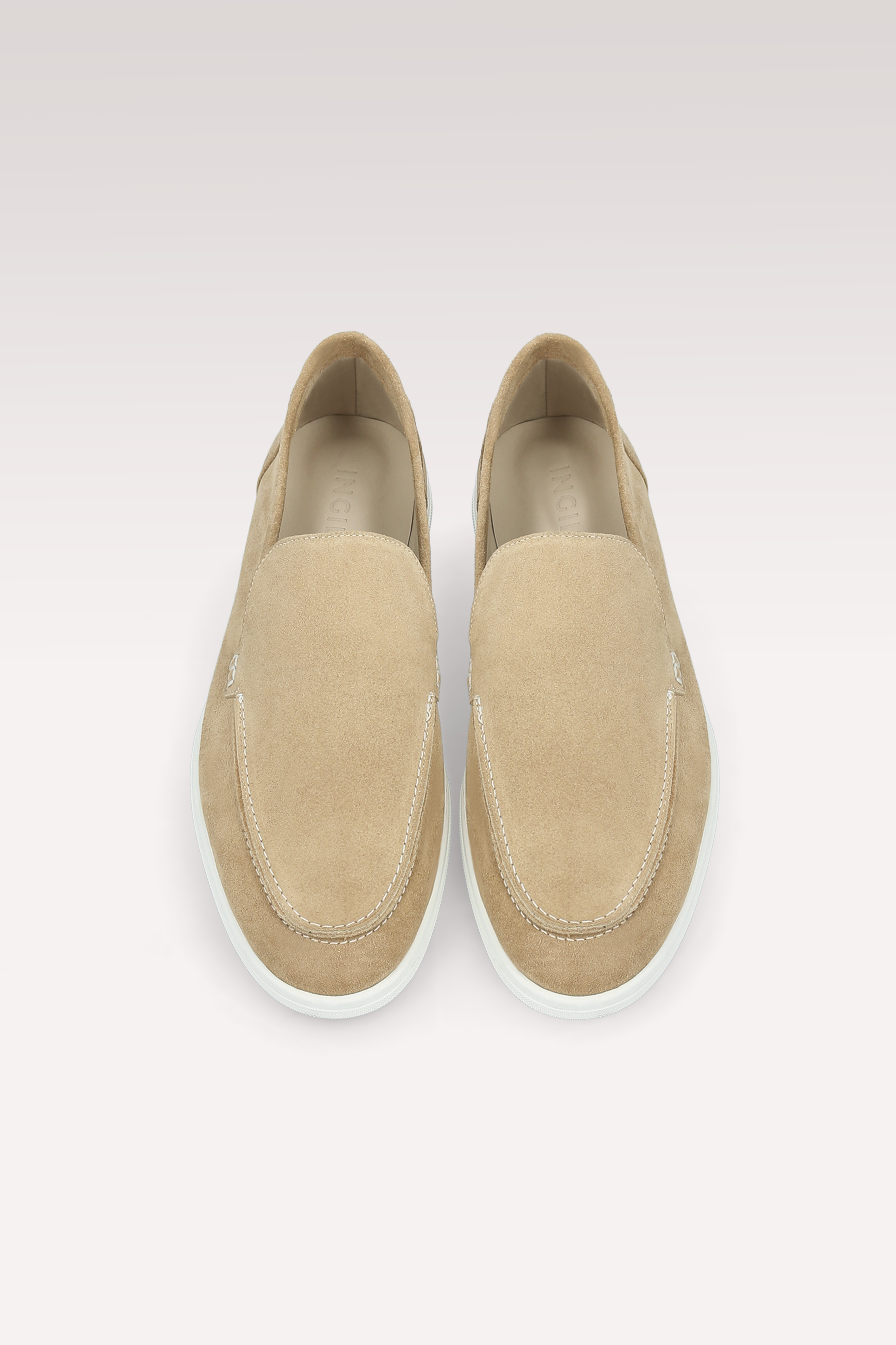 MOCASSINI IN PELLE SCAMOSCIATA BEIGE SENNA