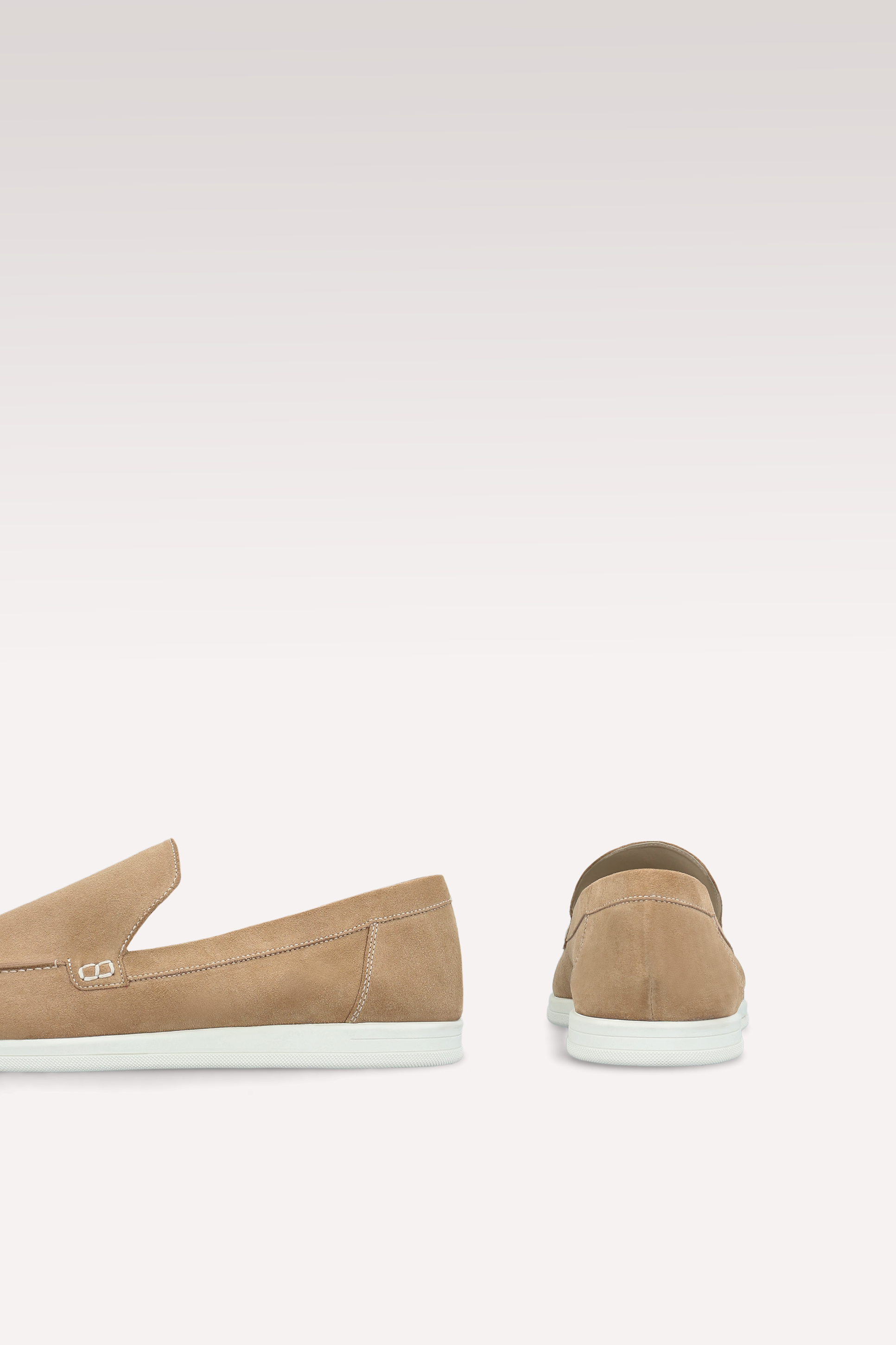 SENNA BEIGE SUEDE LEATHER LOAFERS