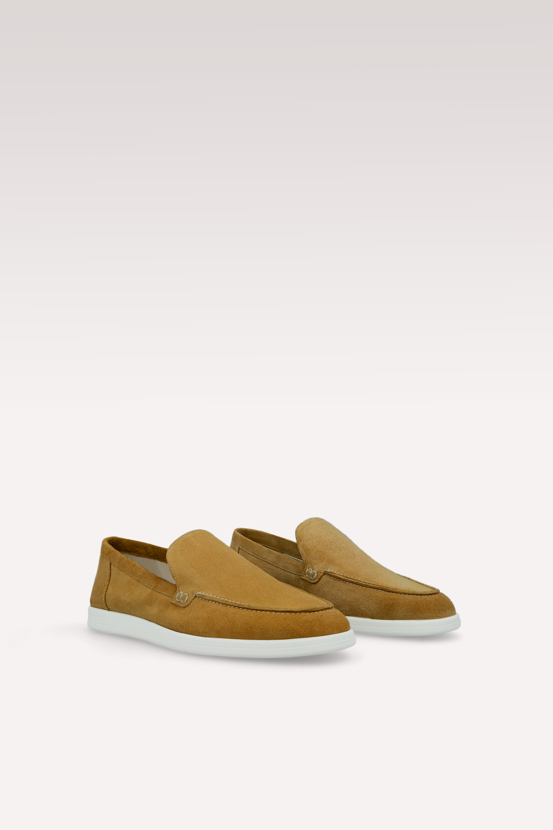 SENNA TABACCO SUEDE LEATHER LOAFERS