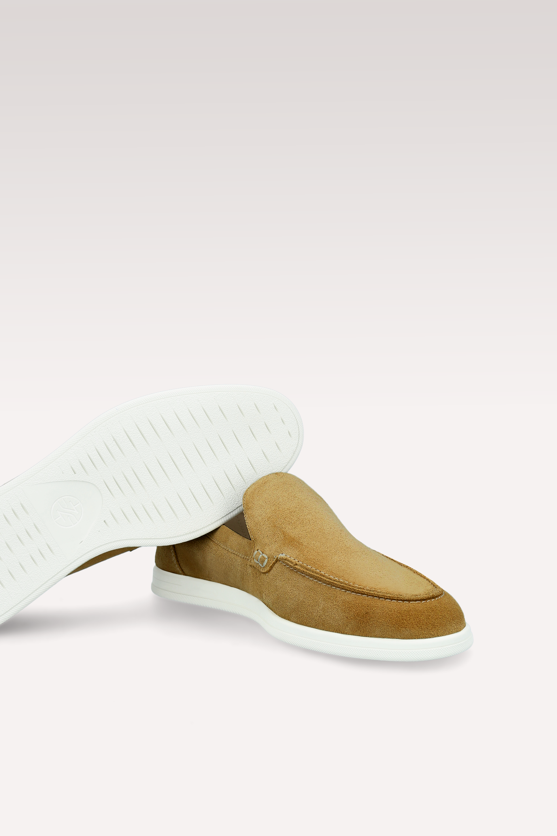 SENNA TABACCO SUEDE LEATHER LOAFERS