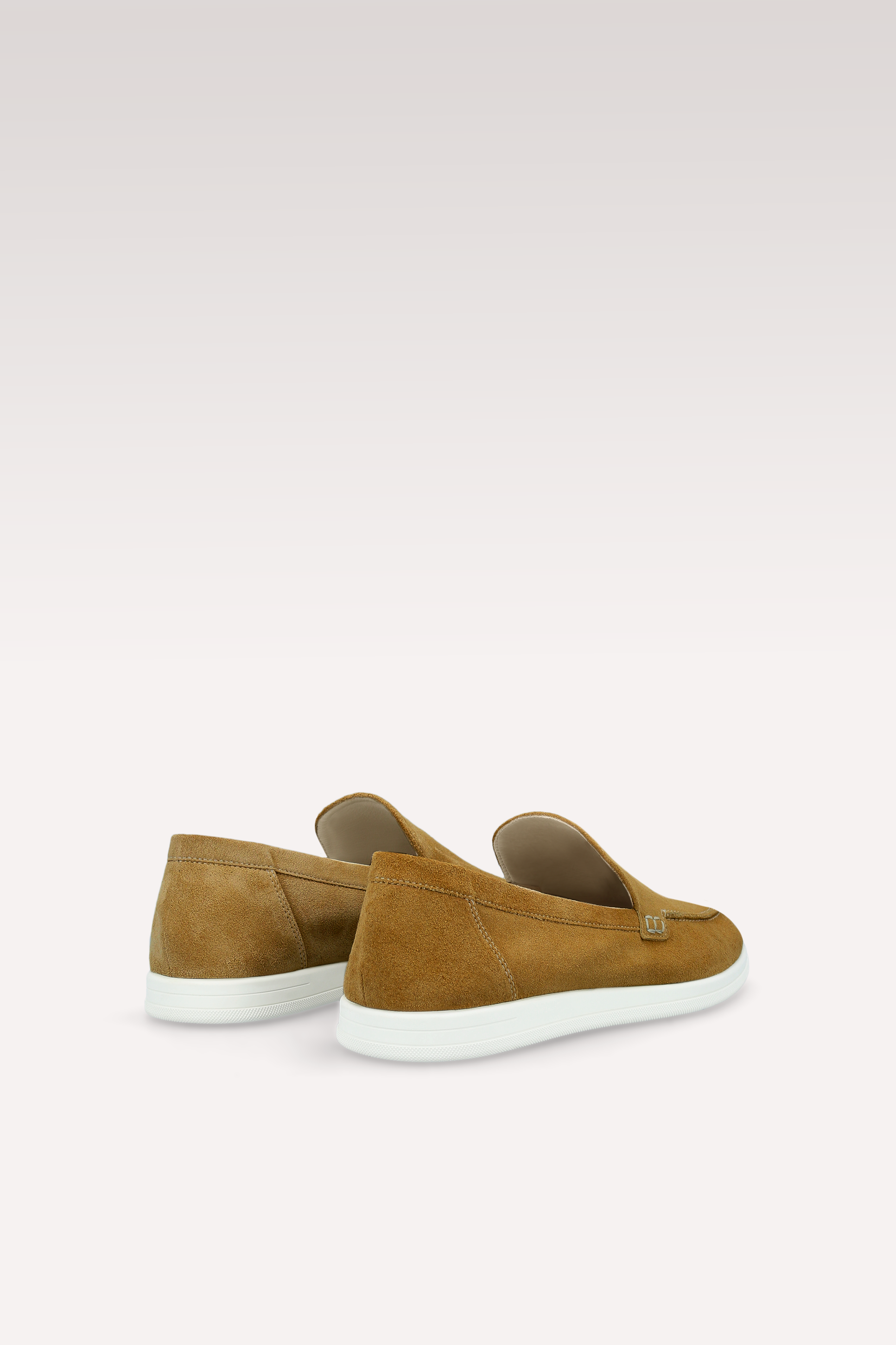 SENNA TABACCO SUEDE LEATHER LOAFERS