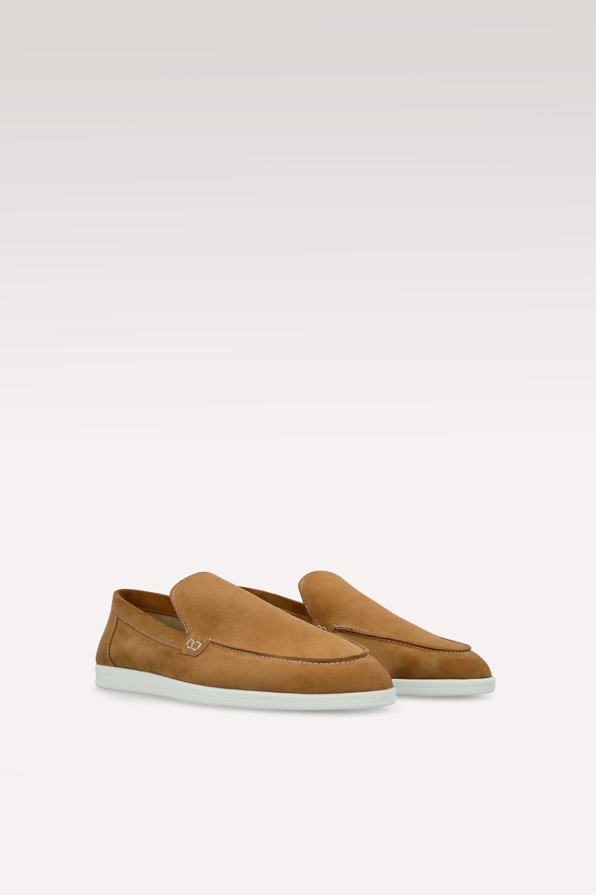 SENNA TABACCO SUEDE LEATHER LOAFERS