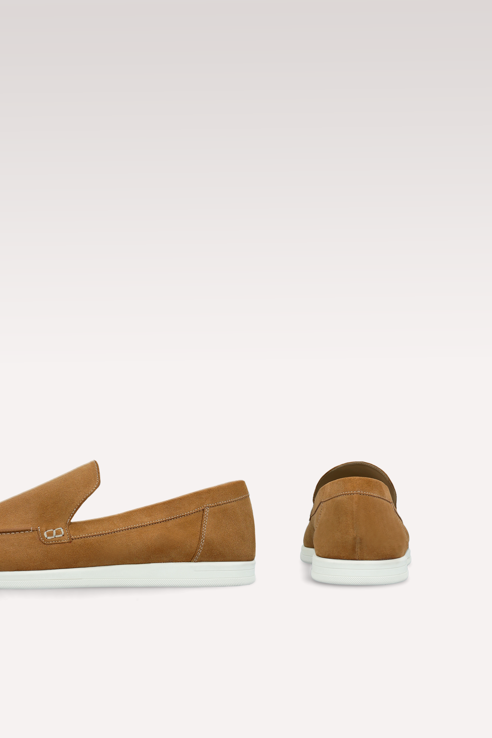 SENNA TABACCO SUEDE LEATHER LOAFERS