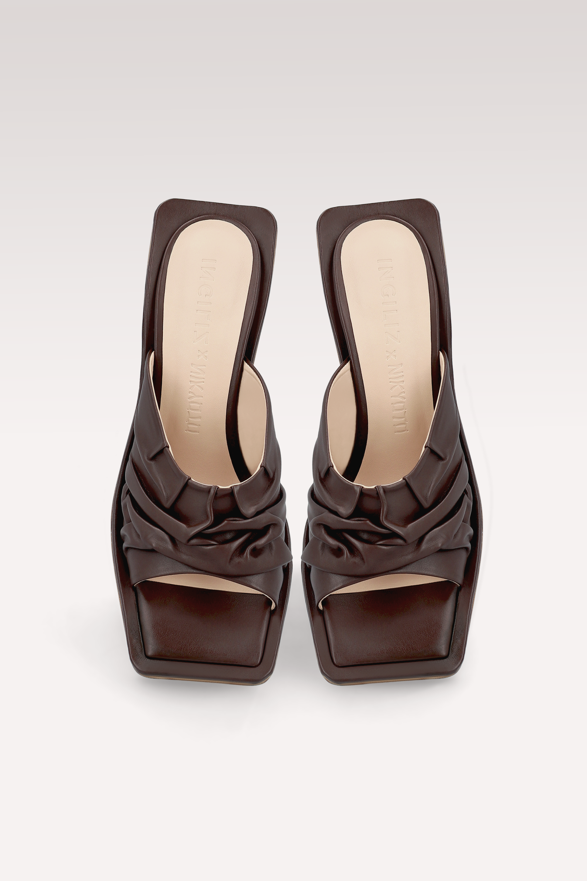 ZORI CHOCOLATE BROWN MULES