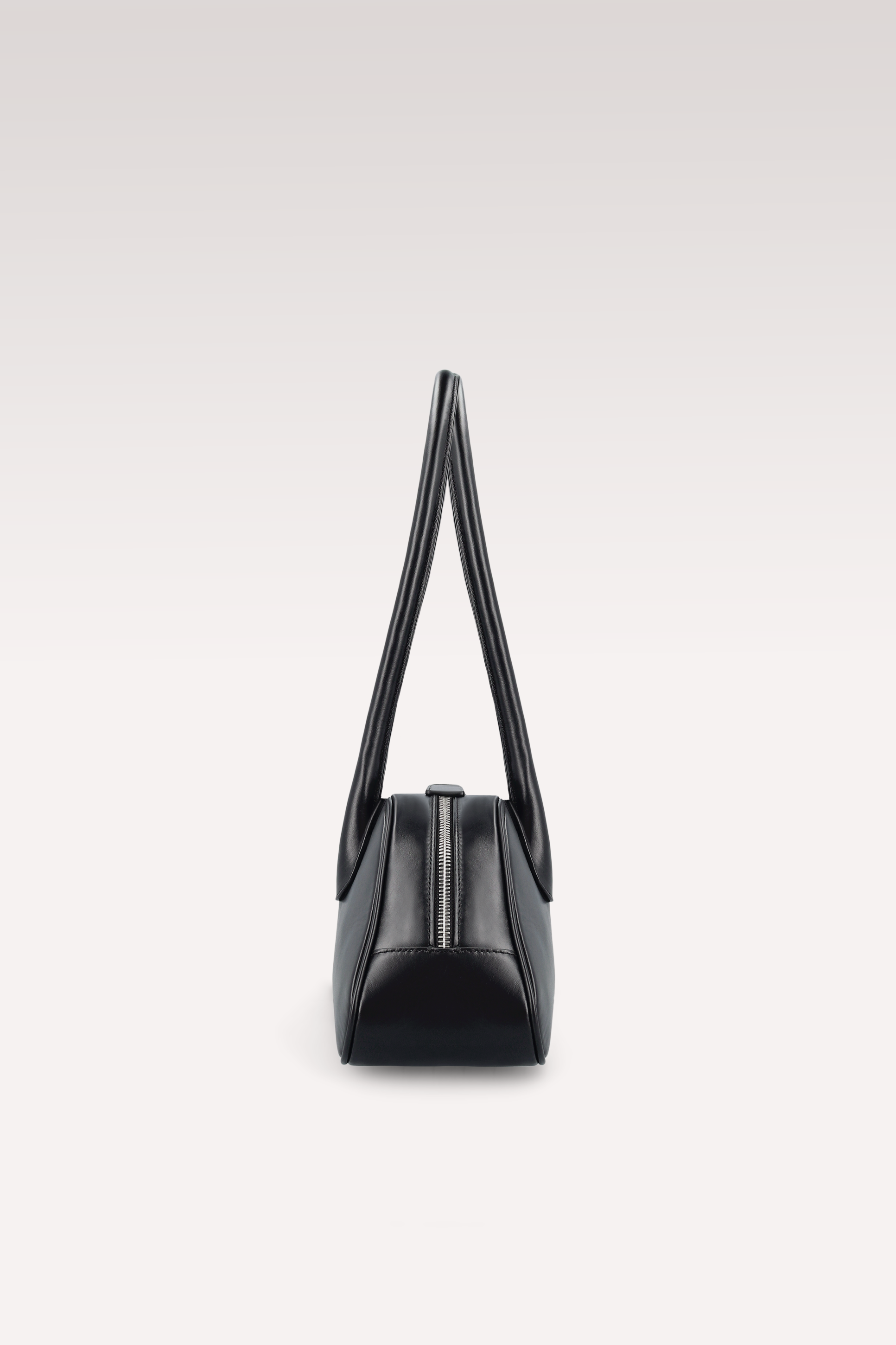 BORSA A SPALLA NAMI IN PELLE NAPPA NERA