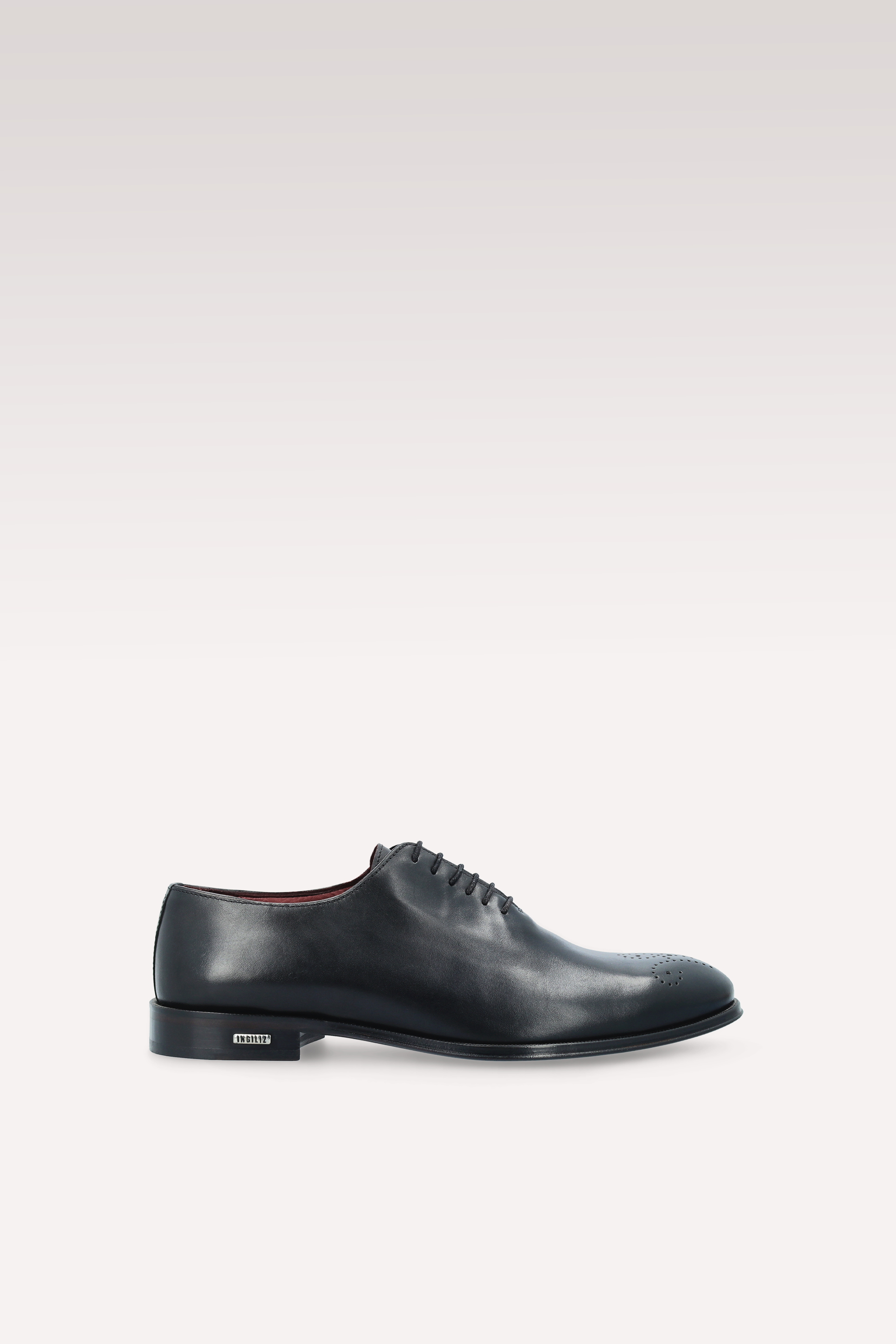 PRATO 01 black leather  oxford shoes