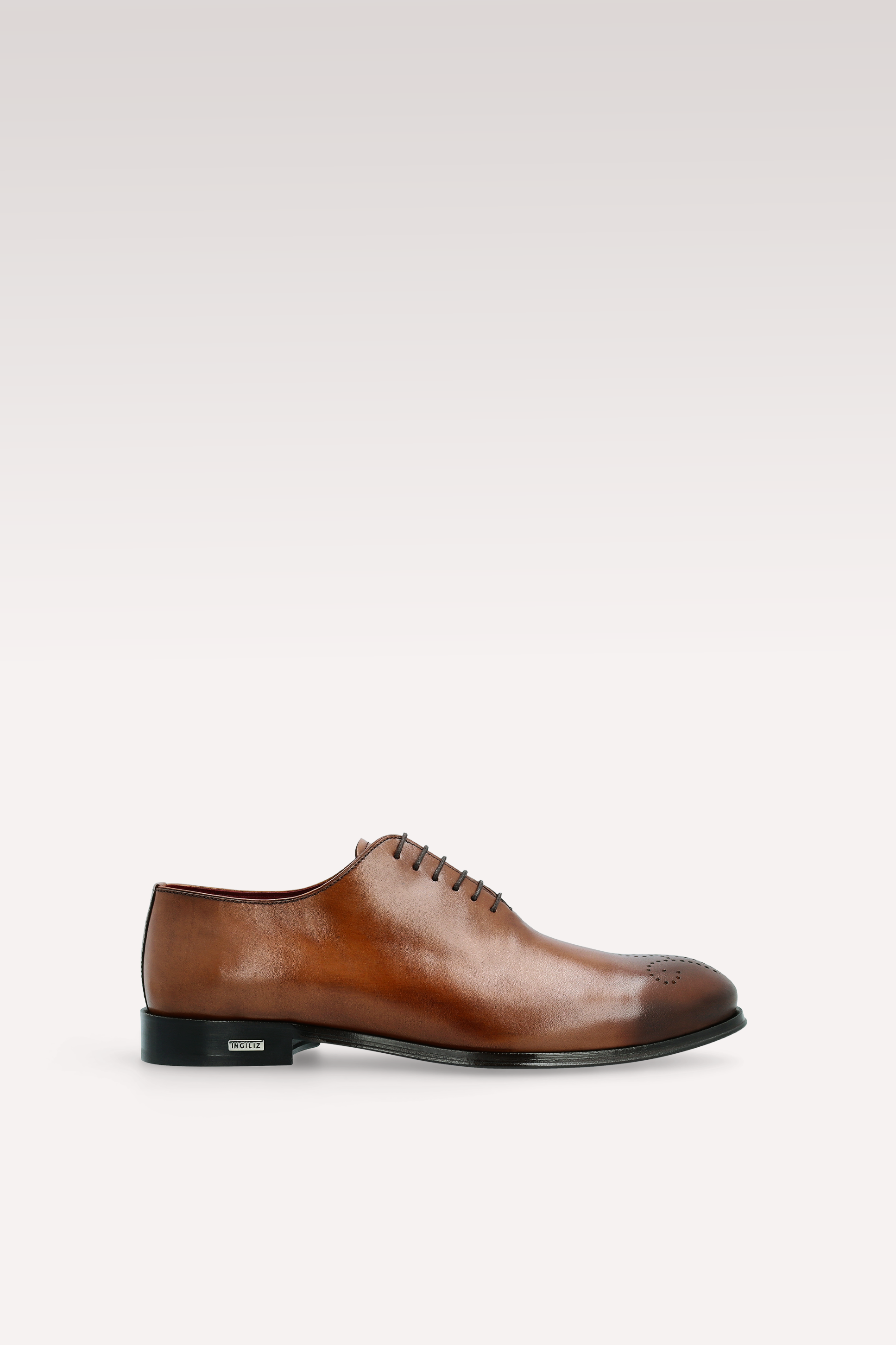 PRATO 01 brown leather oxford shoes