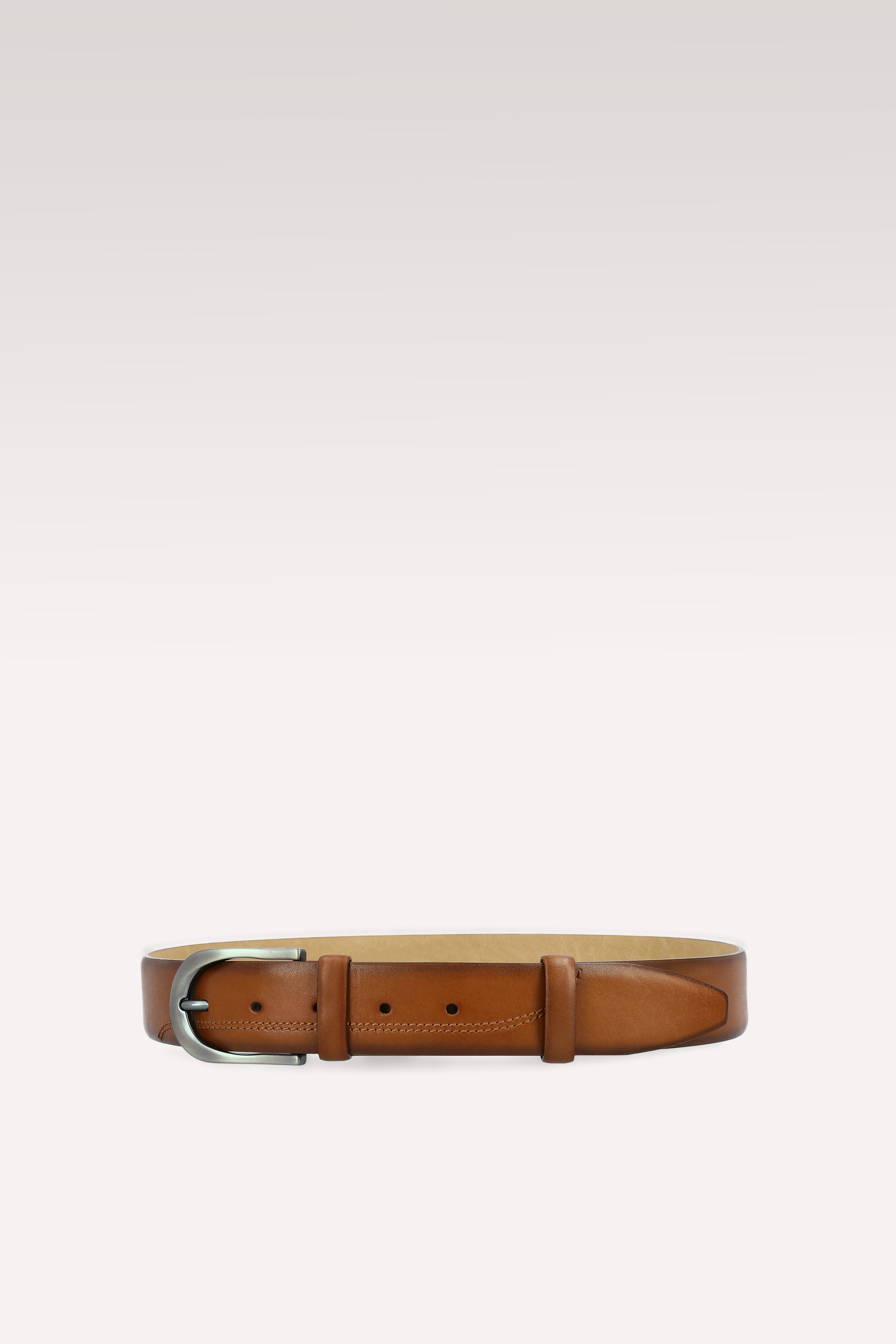 SAM BROWN CALF LEATHER BELT