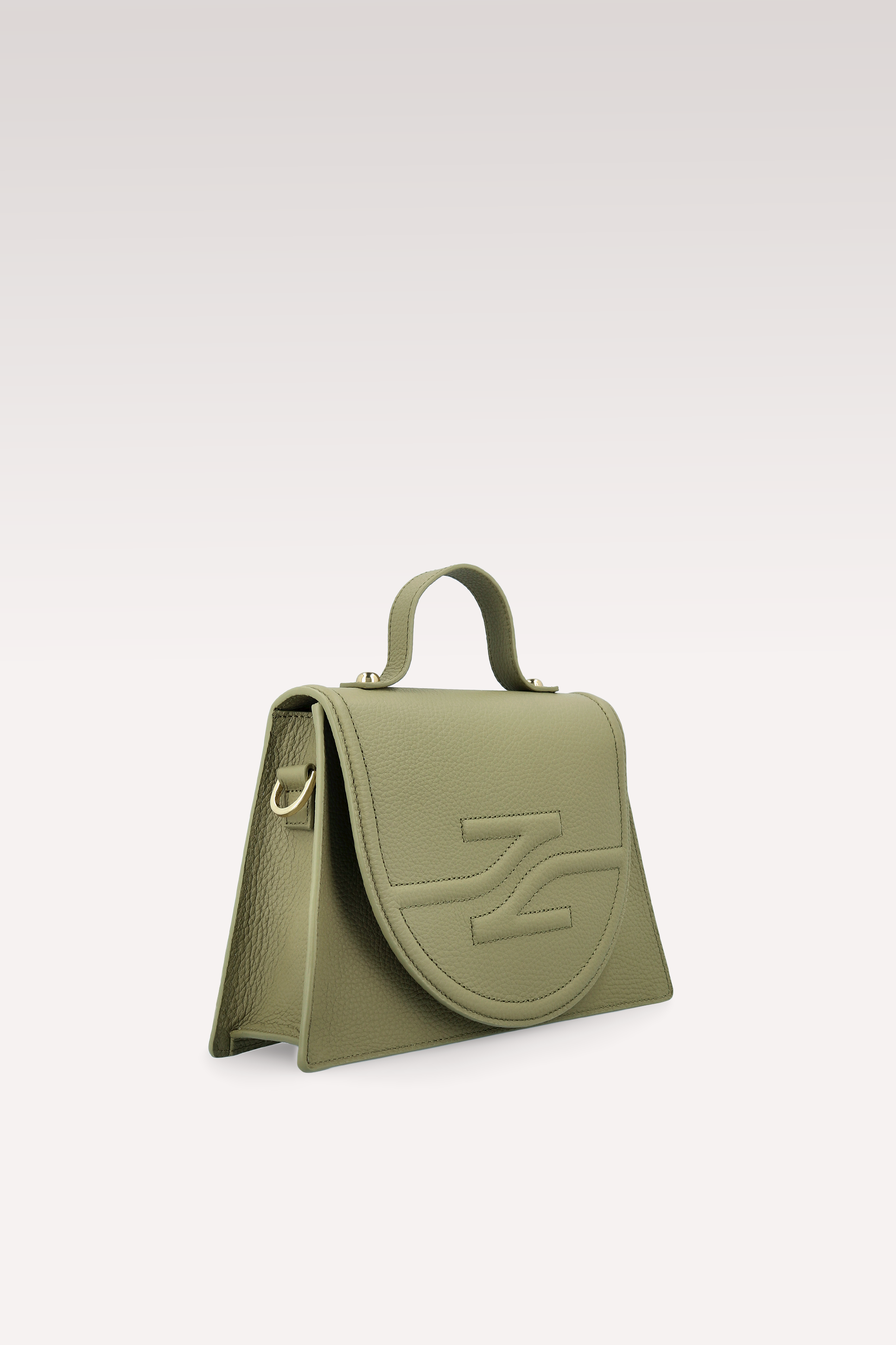 BORSA A TRACOLLA COLETTE IN PELLE NAPPA VERDE