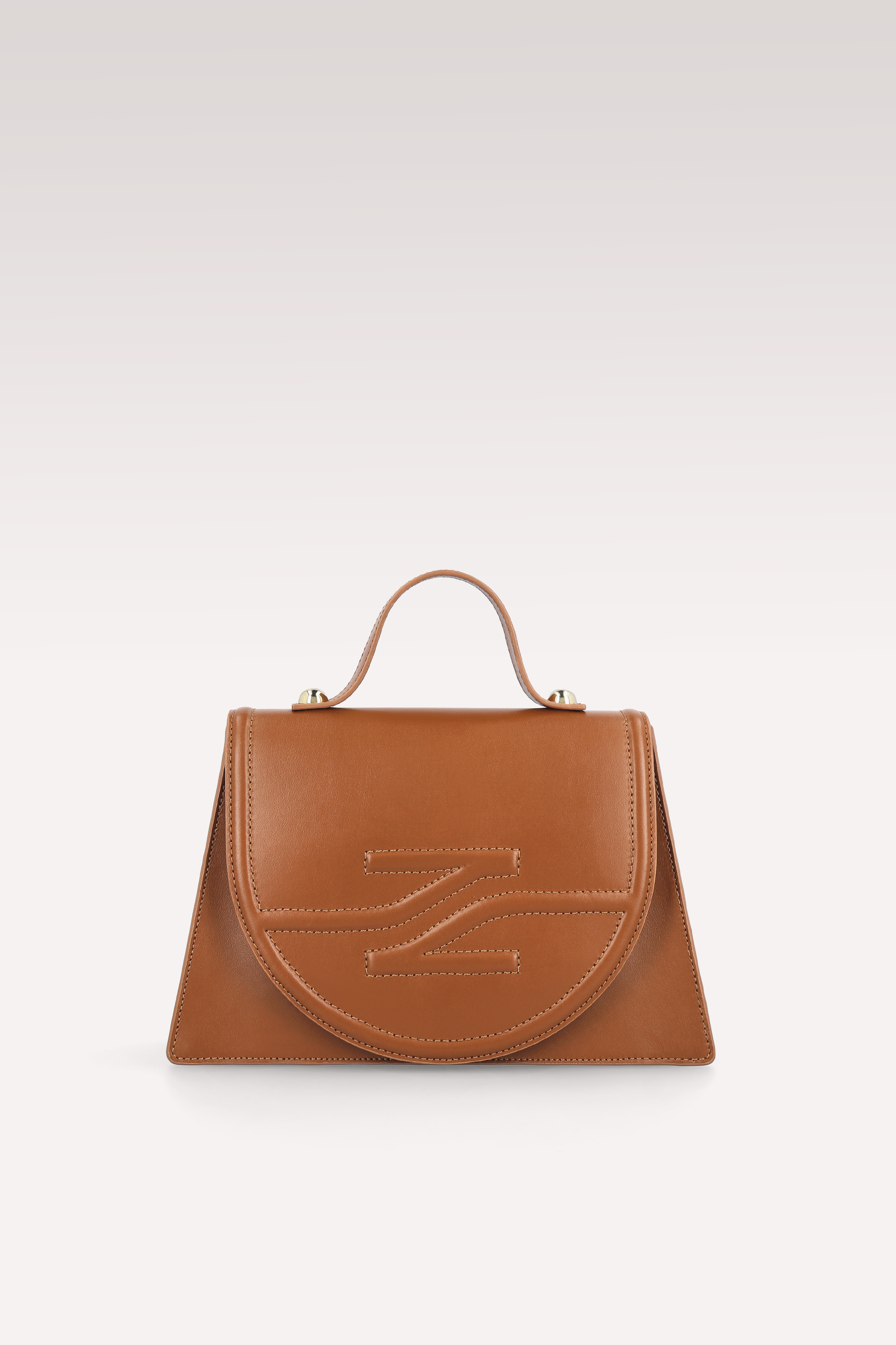 COLETTE BROWN NAPPA LEATHER CROSSBODY BAG