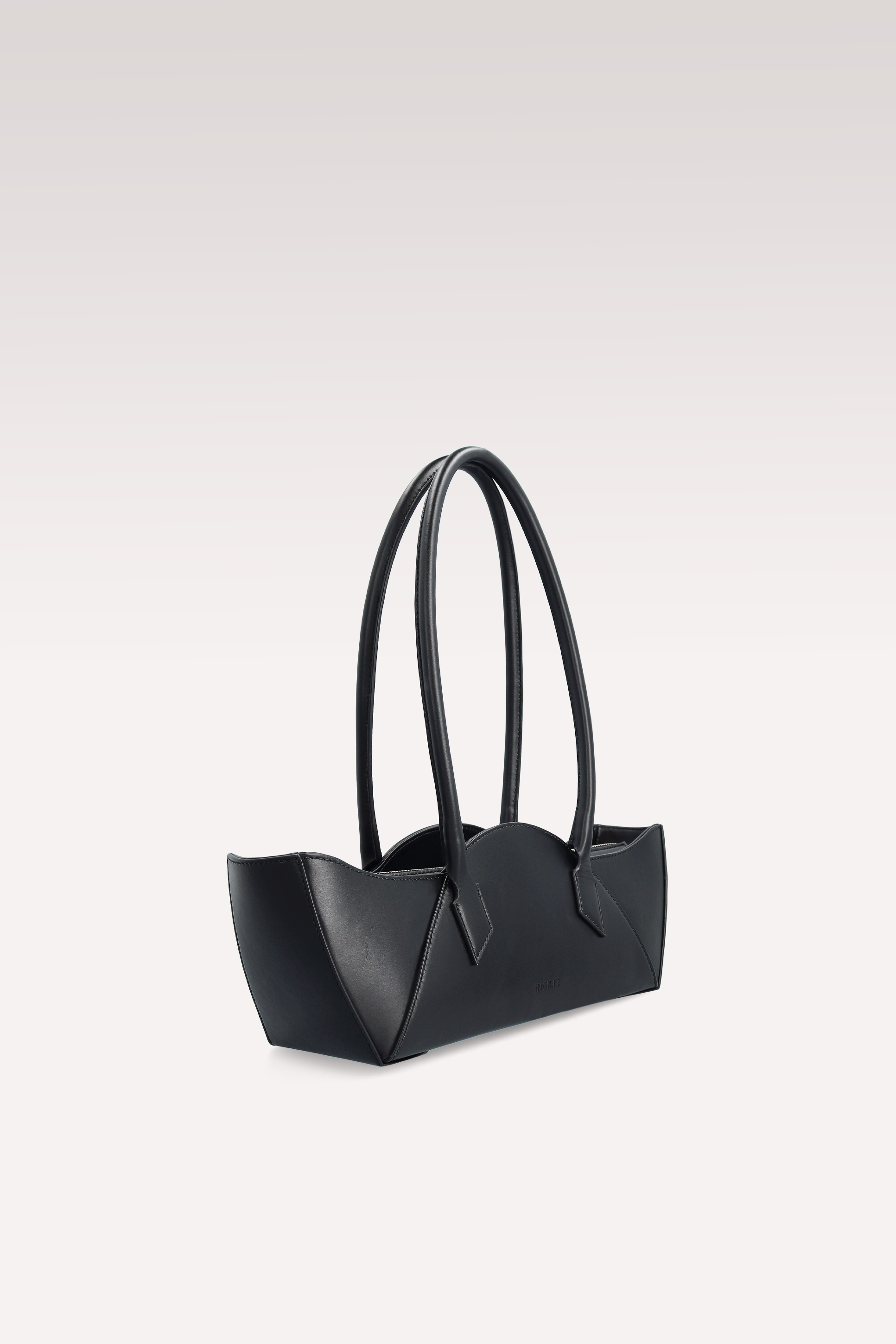 ZOE BLACK NAPPA LEATHER ANKLE BOOTS AND DAISY BLACK NAPPA LEATHER SHOULDER BAG