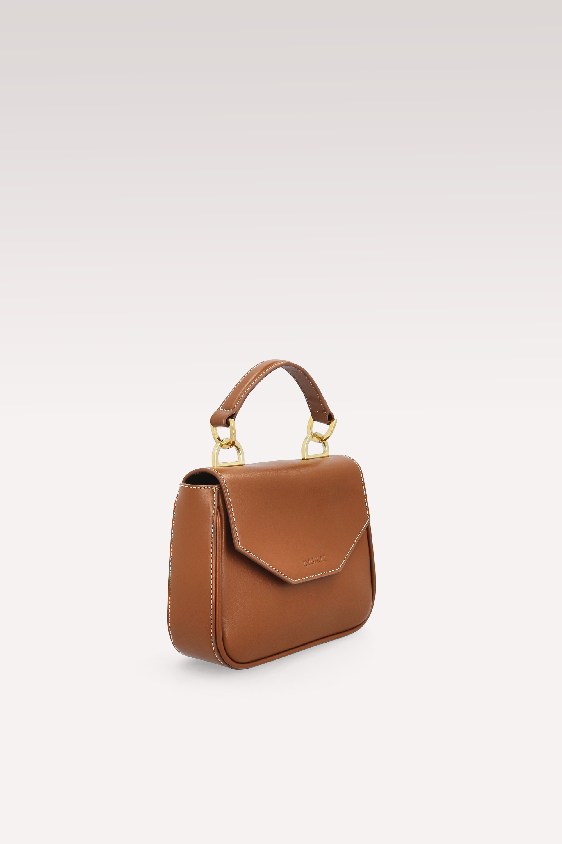MILLY BROWN NAPPA LEATHER MINI BAG