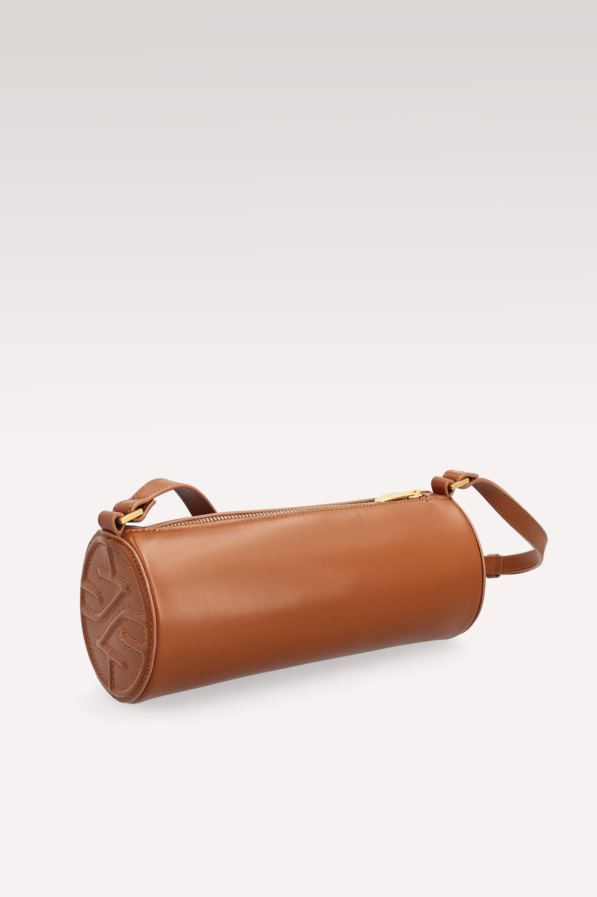 FIONA BROWN NAPPA LEATHER CROSSBODY BAG