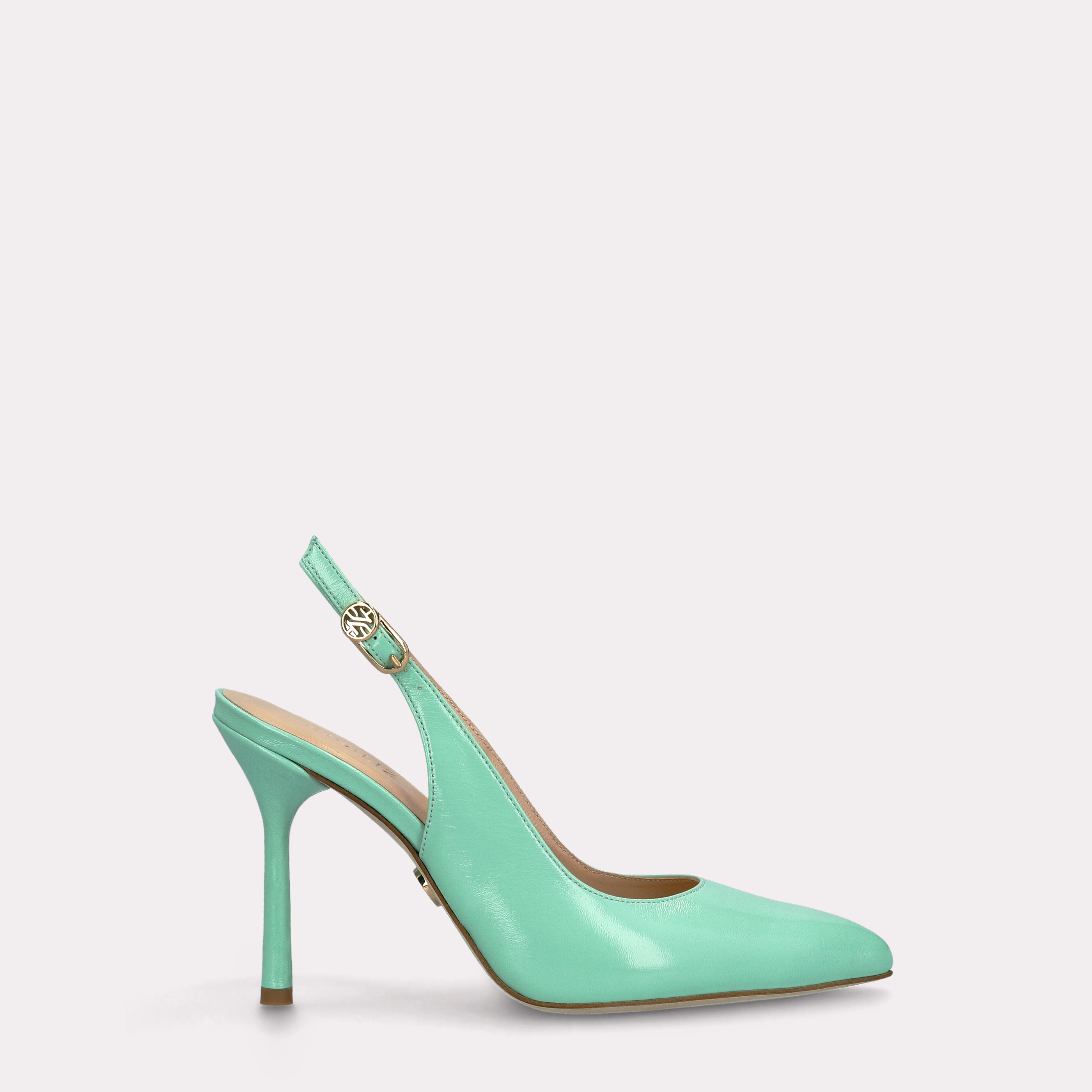 ABA 12 MINT LEATHER PUMPS