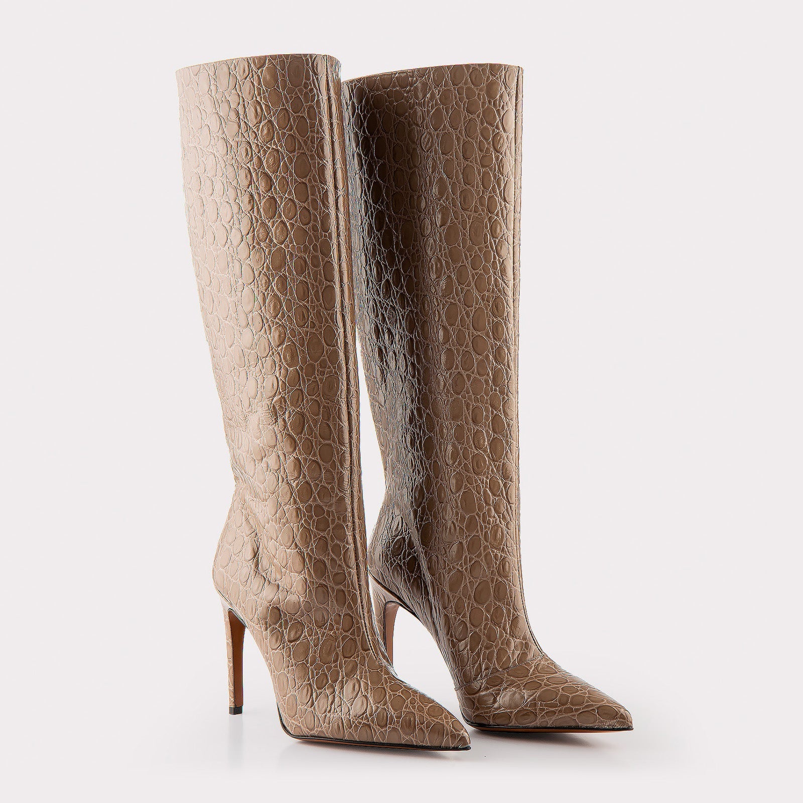 TEXTURED LEATHER BOOTS ANASTASIA