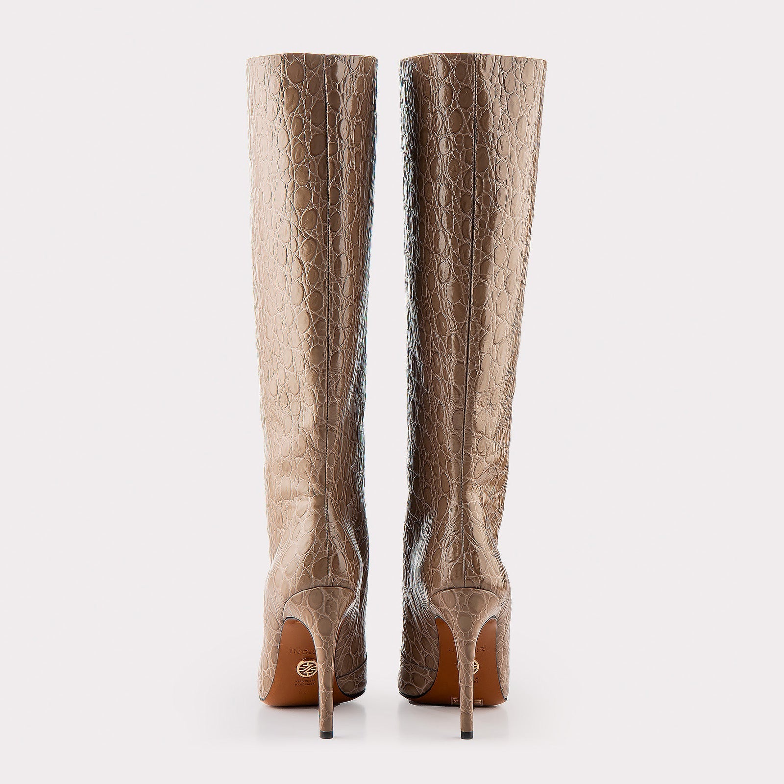 TEXTURED LEATHER BOOTS ANASTASIA