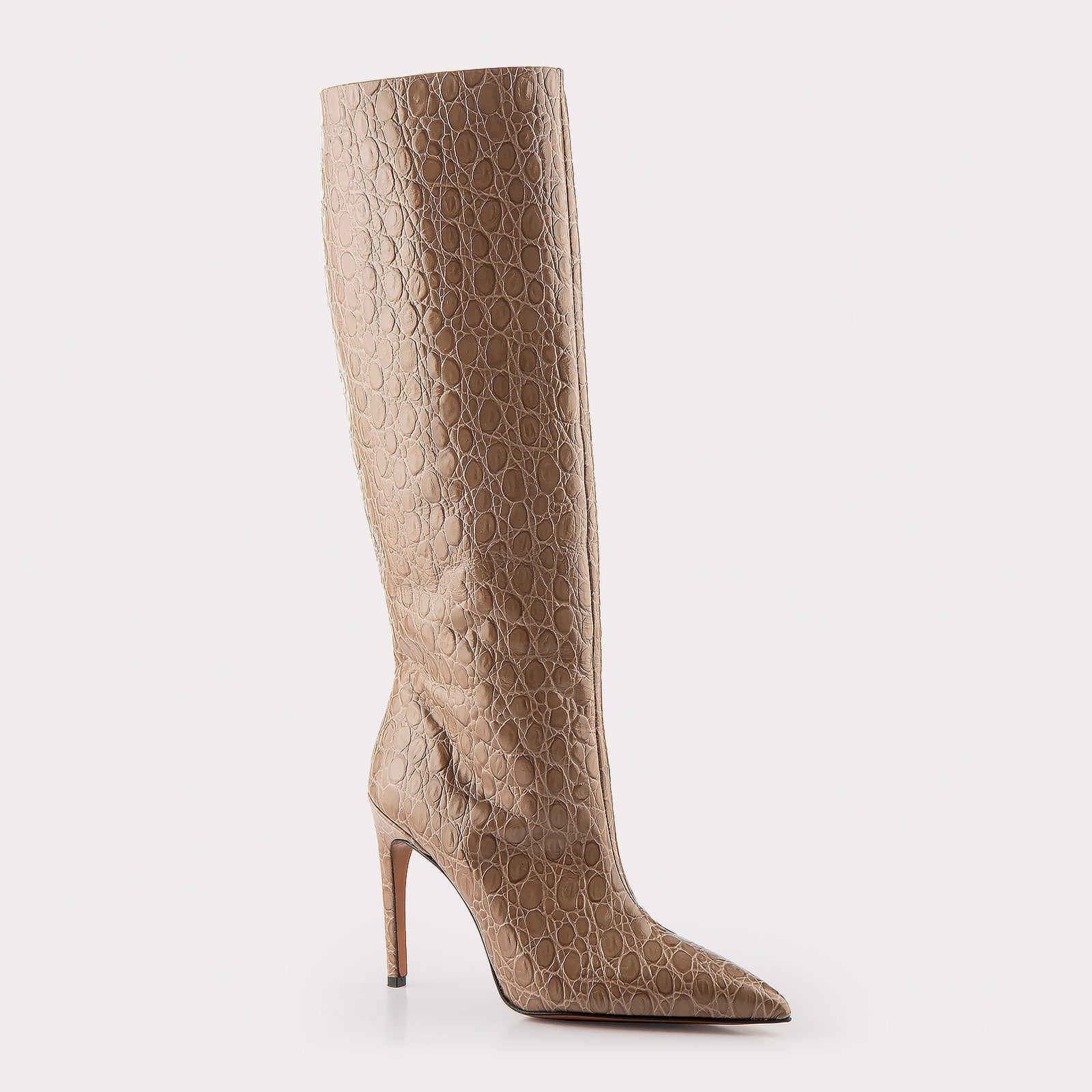 TEXTURED LEATHER BOOTS ANASTASIA