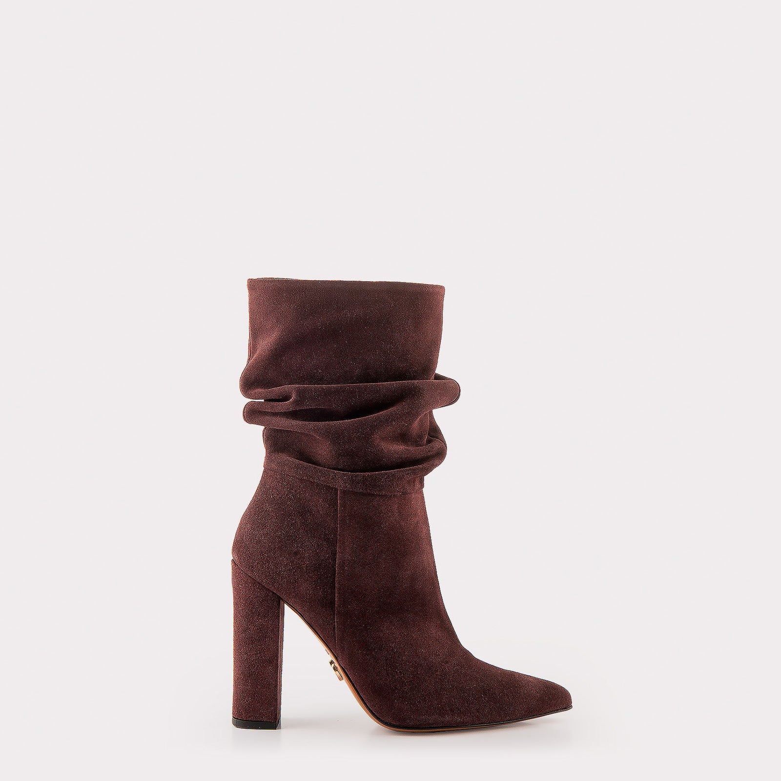 SUEDE ANKLE BOOTS ANTOANETA PLUM