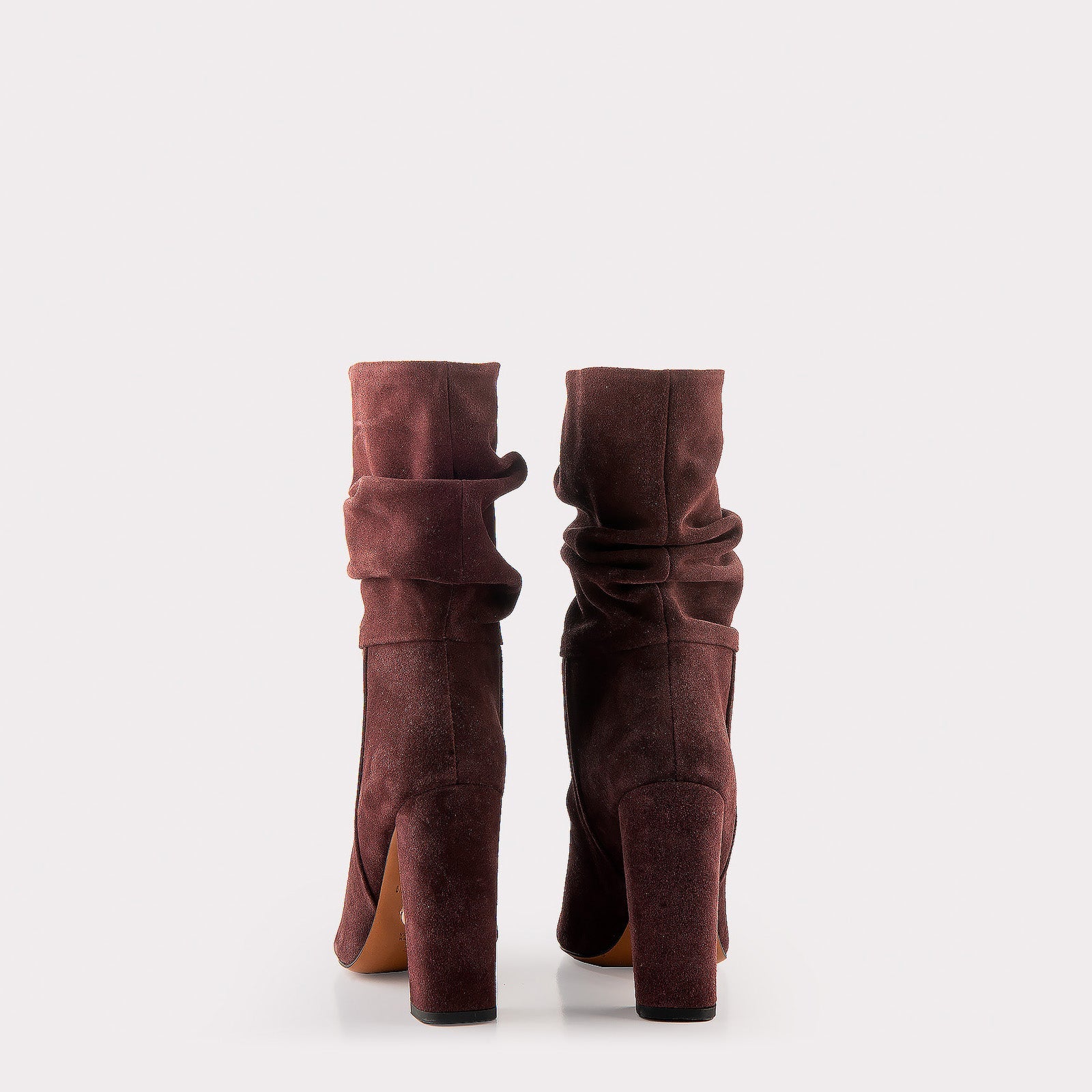 SUEDE ANKLE BOOTS ANTOANETA PLUM