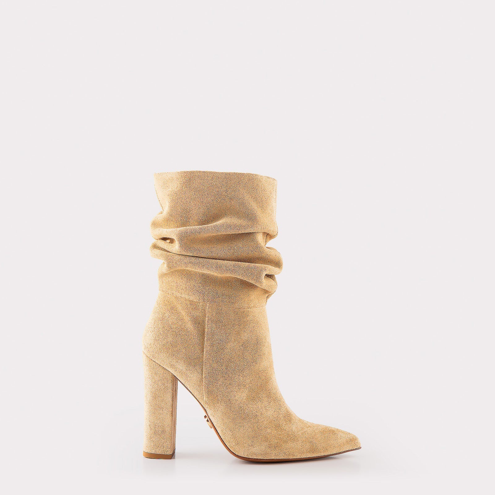 SUEDE ANKLE BOOTS ANTOANETA SPLIT VANILLIA