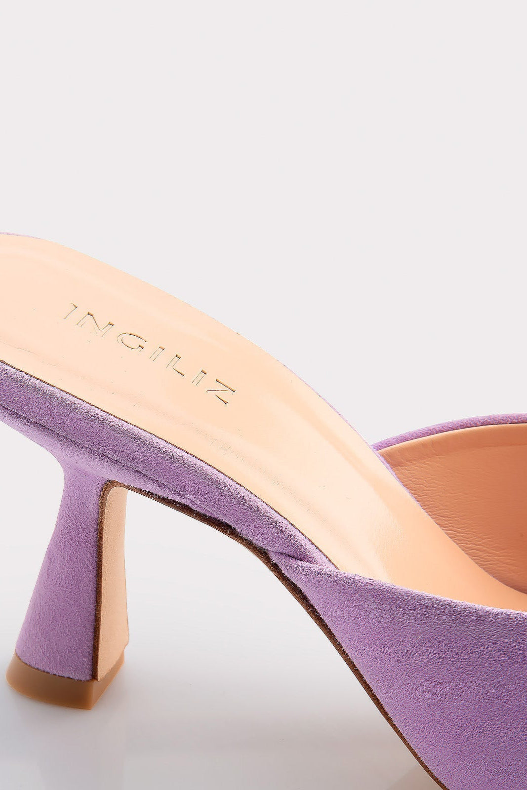 RENY PURPLE SUEDE LEATHER MULES